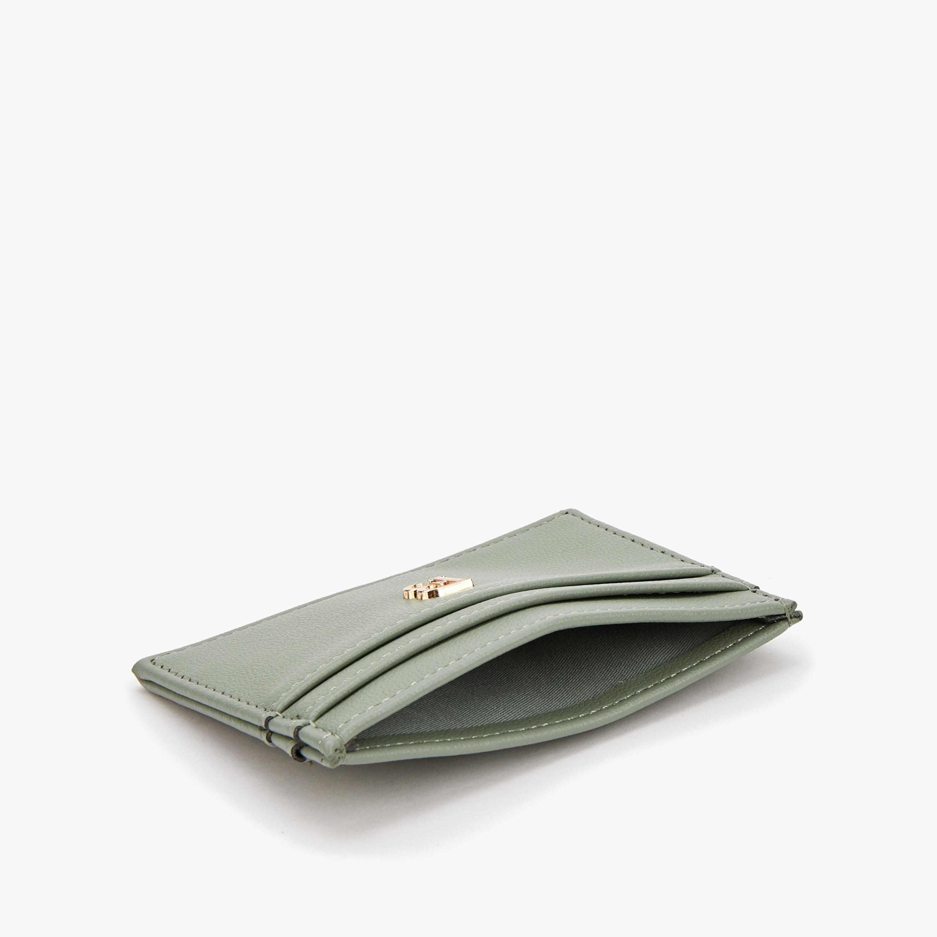 Flora Bella Logo Metallic Accent Card Holder-women-bagsandwallets-wallets-image-6