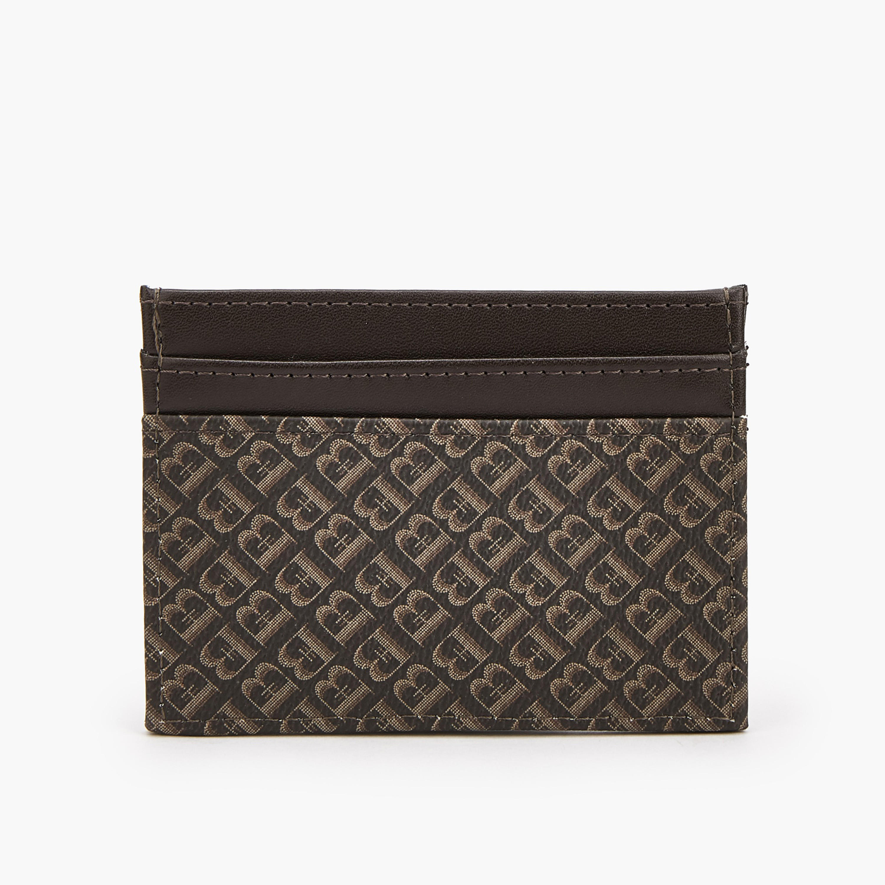 Flora Bella Monogram Print Card Holder-women-bagsandwallets-wallets-image-2