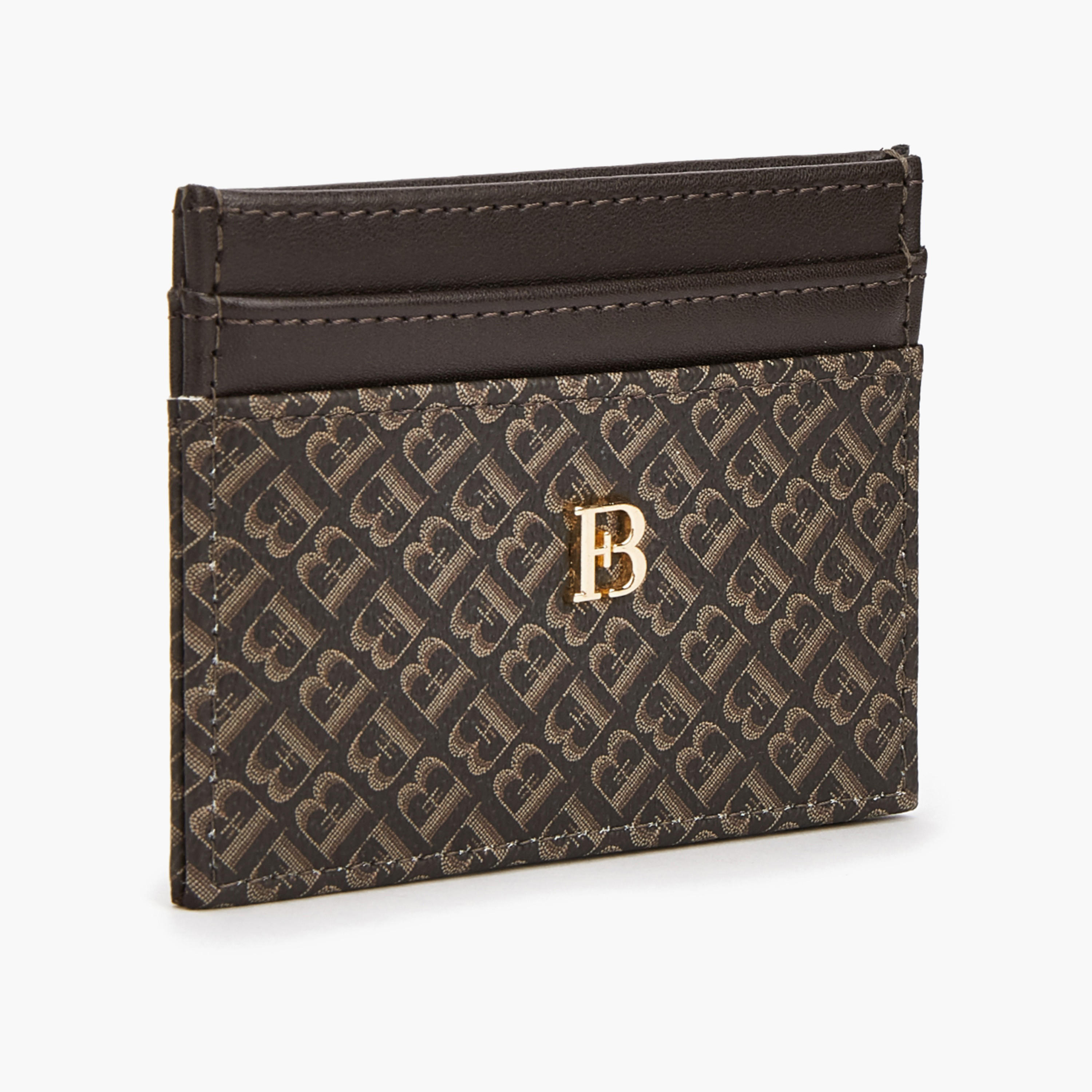 Flora Bella Monogram Print Card Holder-women-bagsandwallets-wallets-image-3