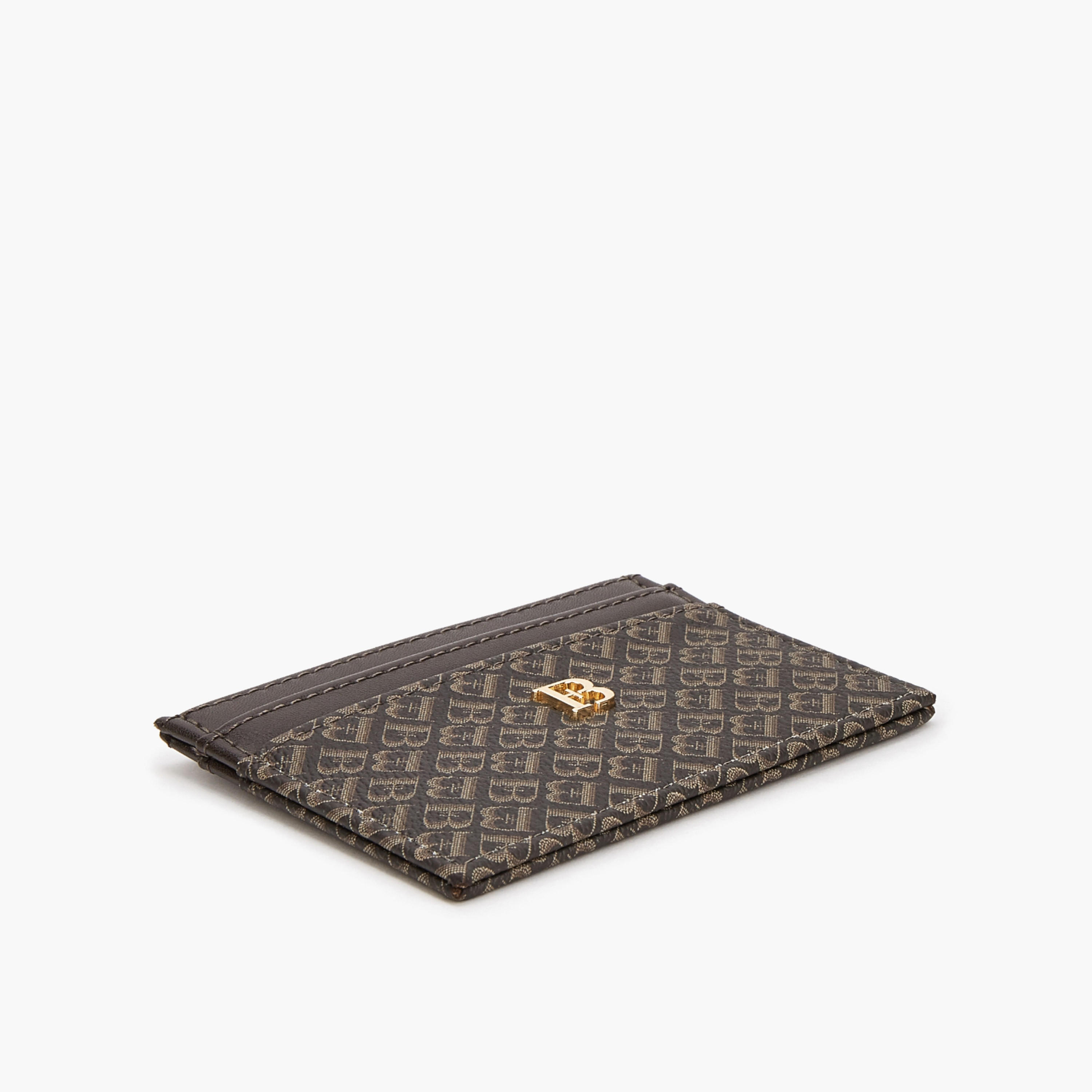 Flora Bella Monogram Print Card Holder-women-bagsandwallets-wallets-image-4