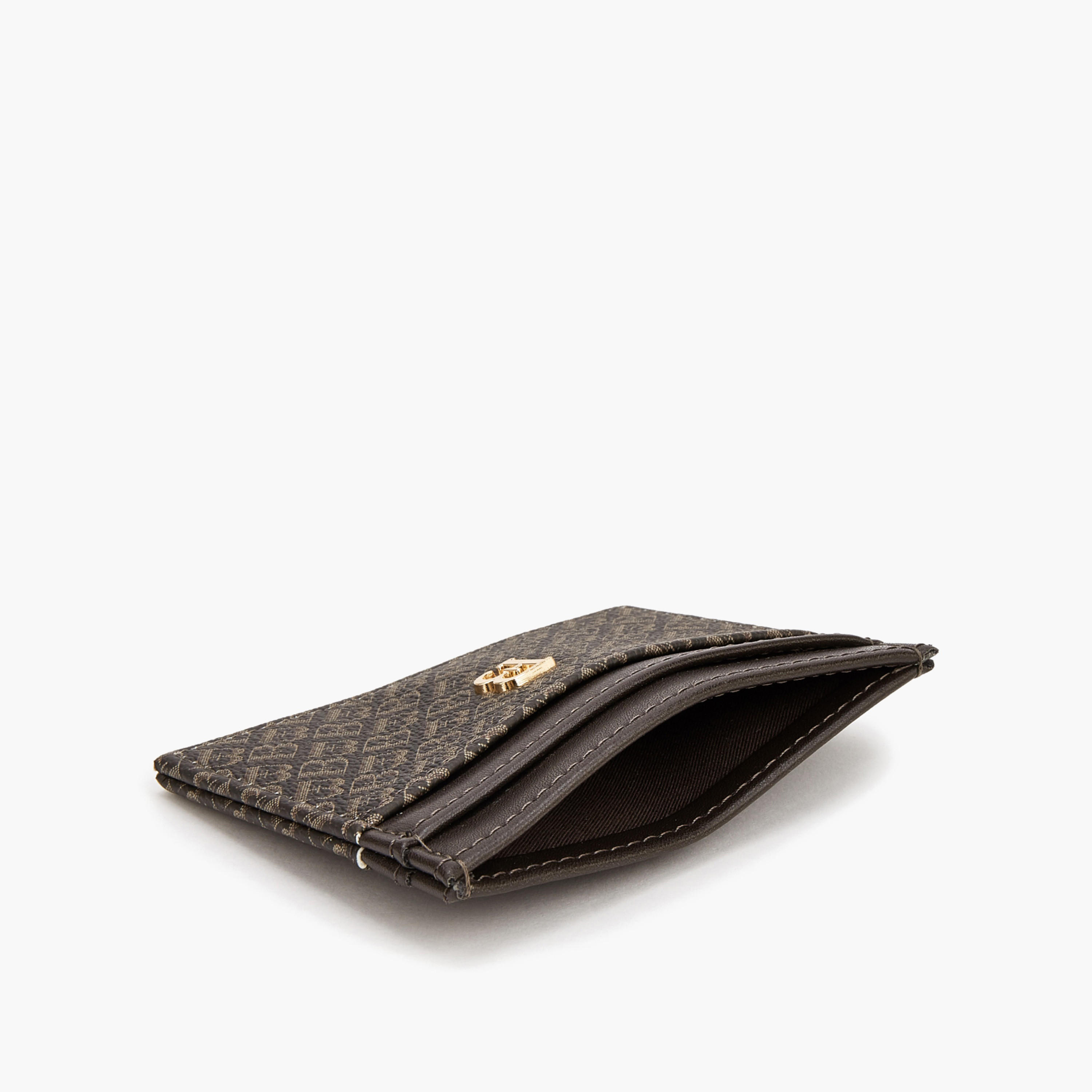 Flora Bella Monogram Print Card Holder-women-bagsandwallets-wallets-image-6