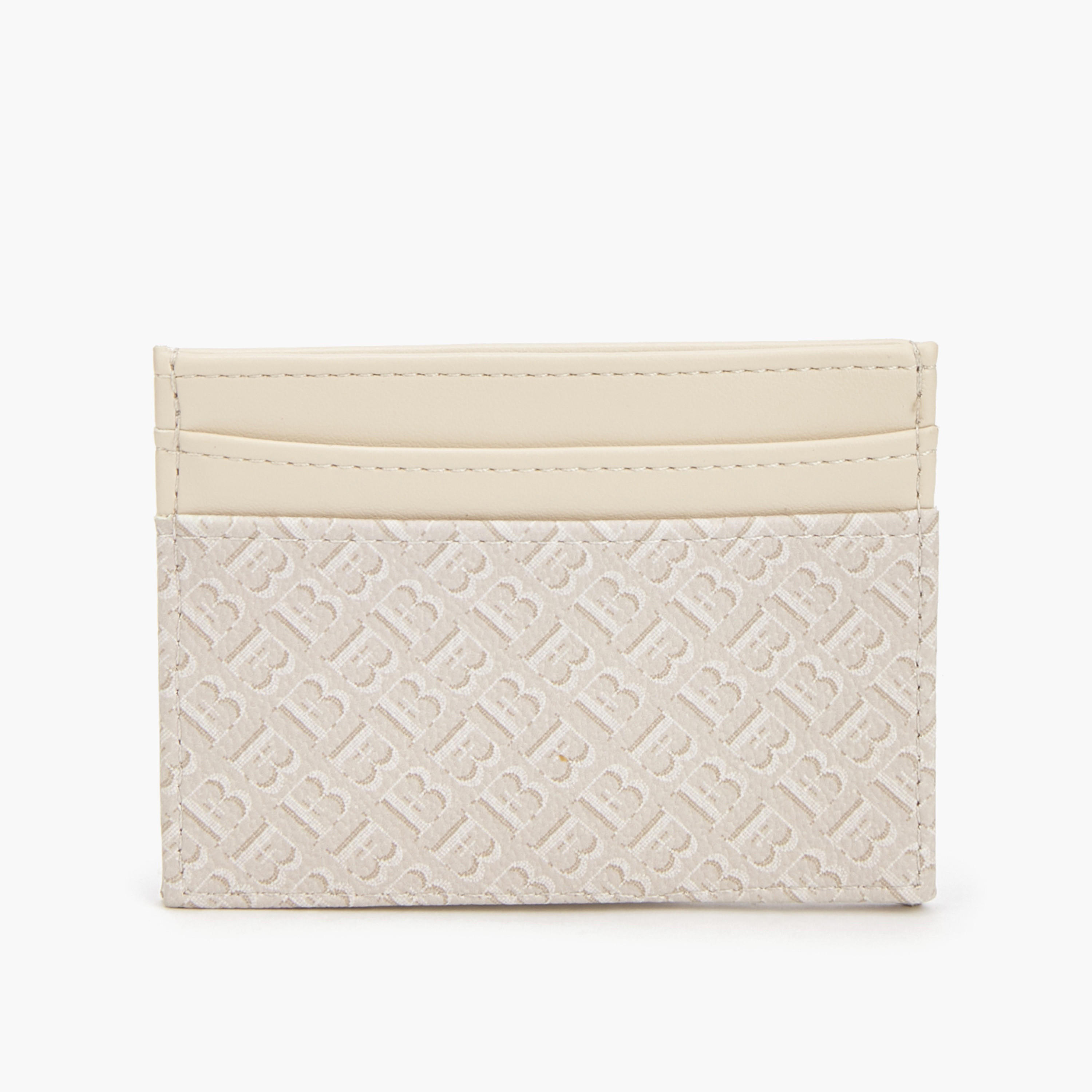 Flora Bella Monogram Print Card Holder-women-bagsandwallets-wallets-image-2