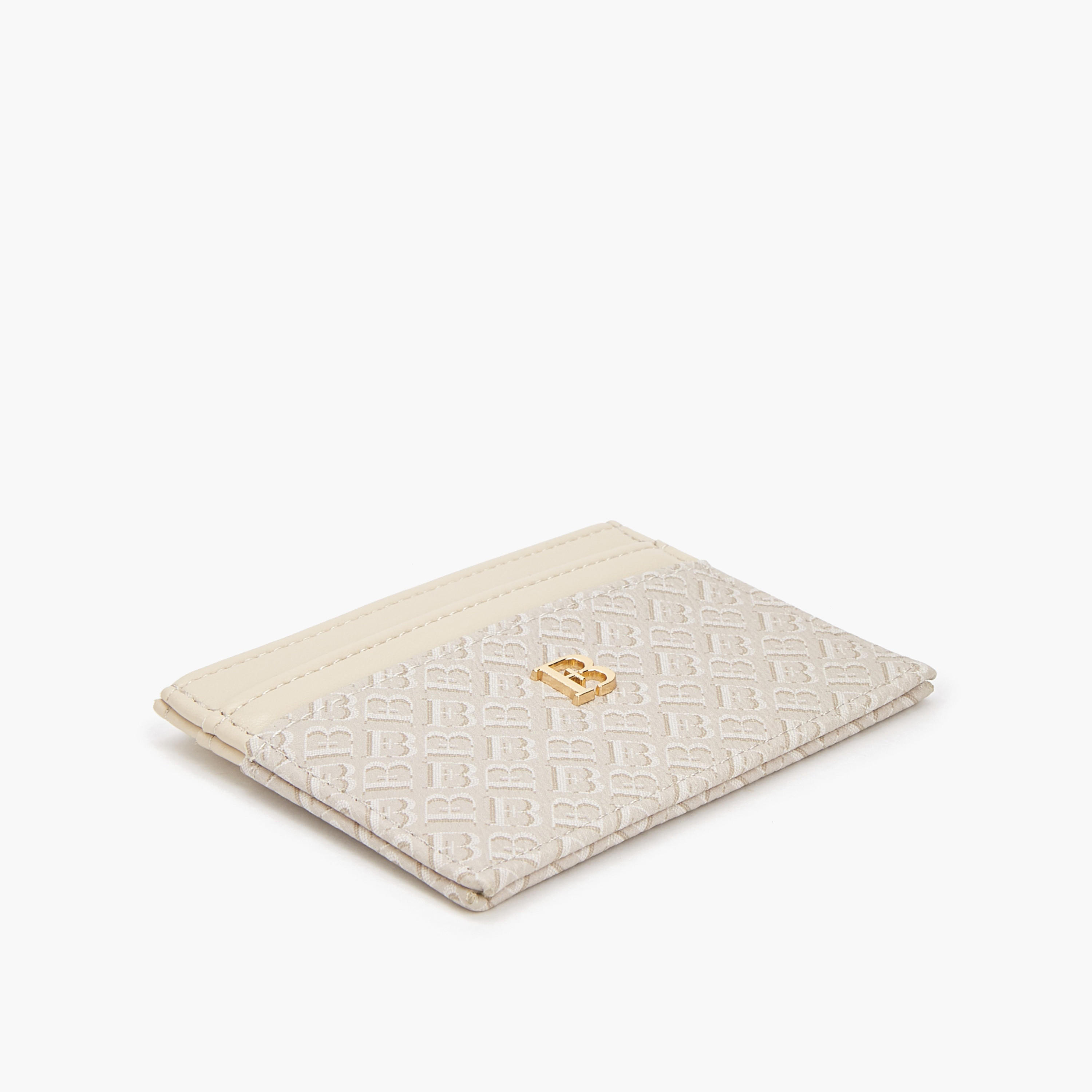 Flora Bella Monogram Print Card Holder-women-bagsandwallets-wallets-image-4