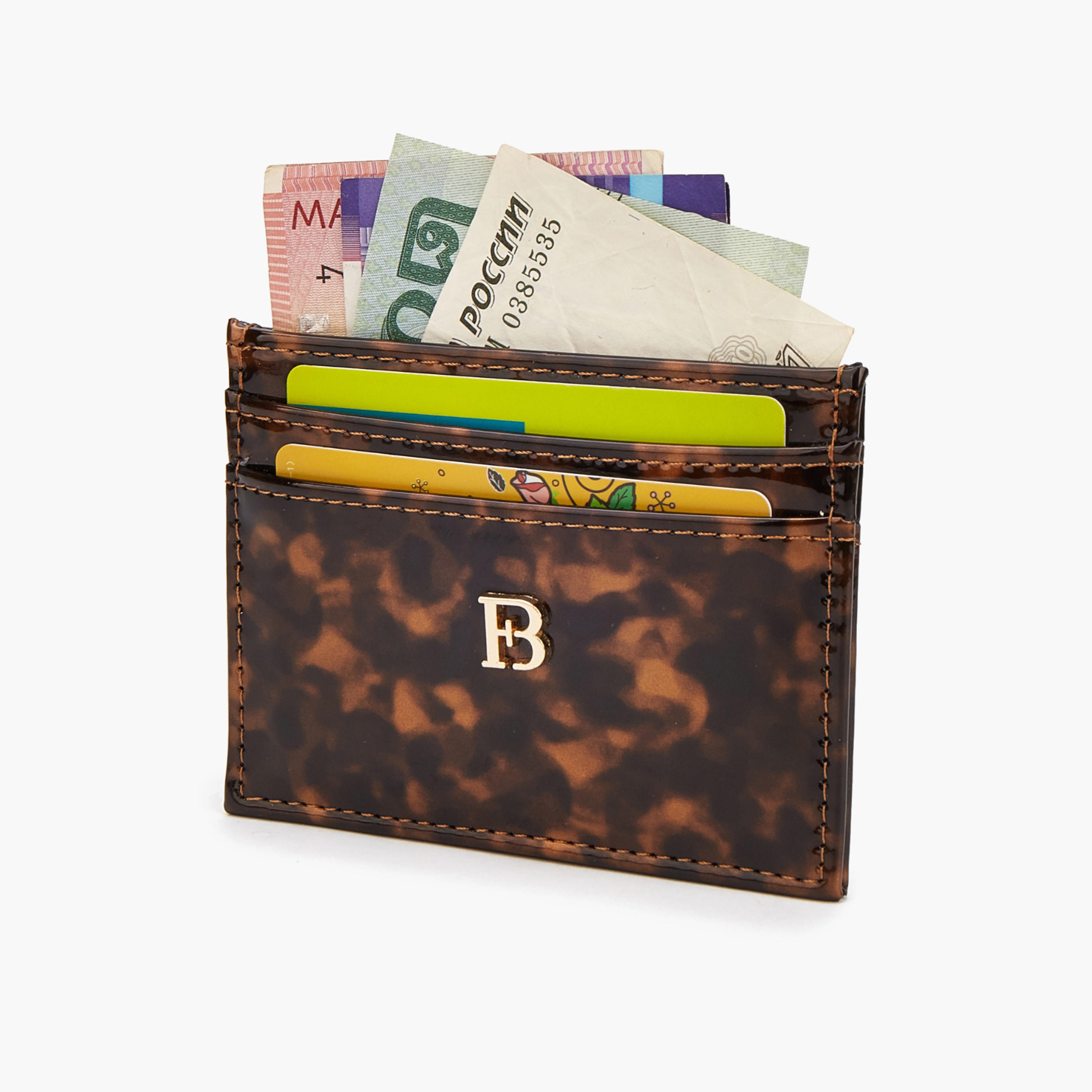 حامل بطاقات بزينة شعار معدنية من فلورا بيلا-women-bagsandwallets-wallets-image-7