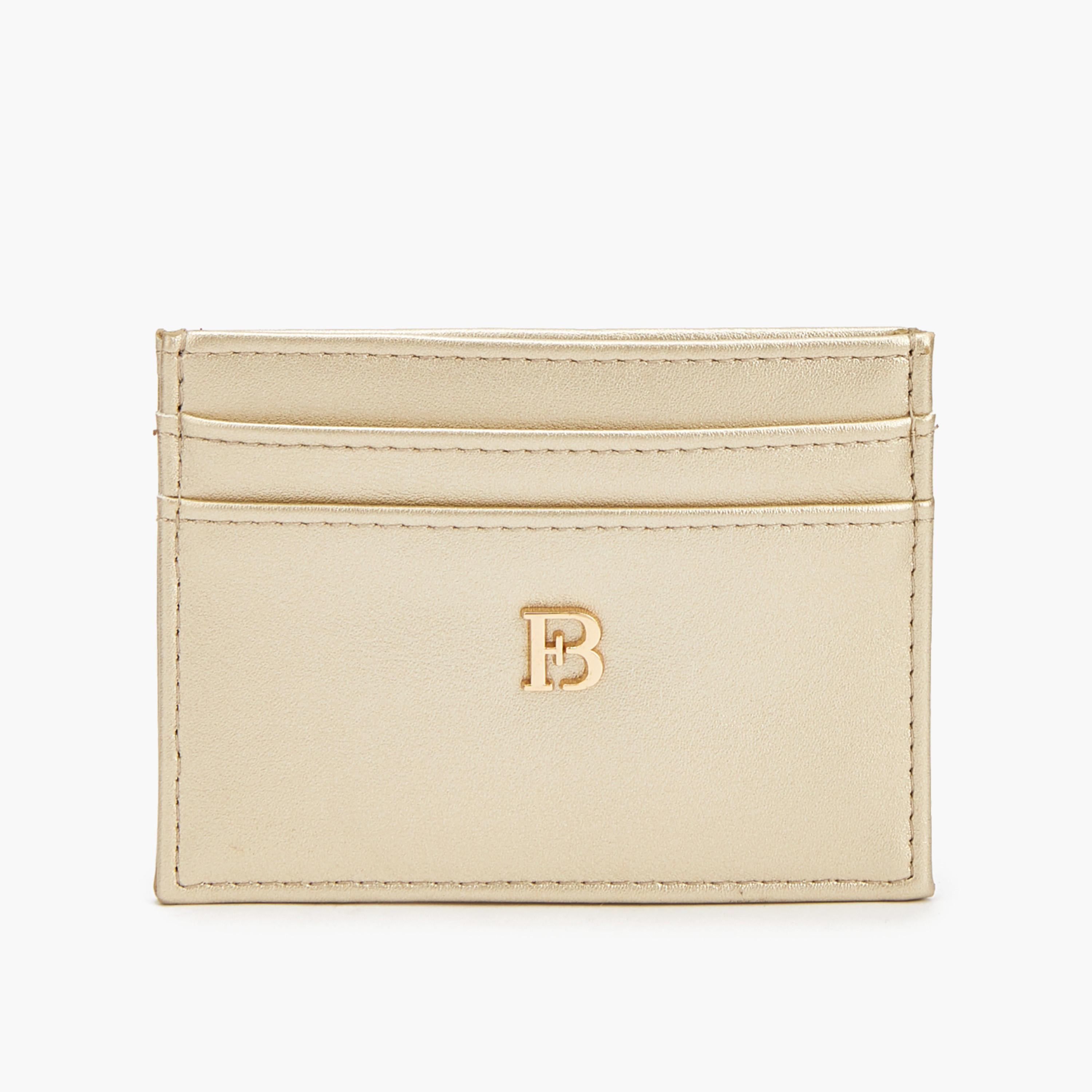 حامل بطاقات بزينة شعار معدنية من فلورا بيلا-women-bagsandwallets-wallets-image-1