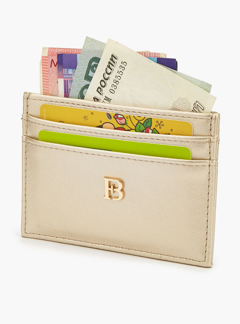 حامل بطاقات بزينة شعار معدنية من فلورا بيلا-women-bagsandwallets-wallets-image-7