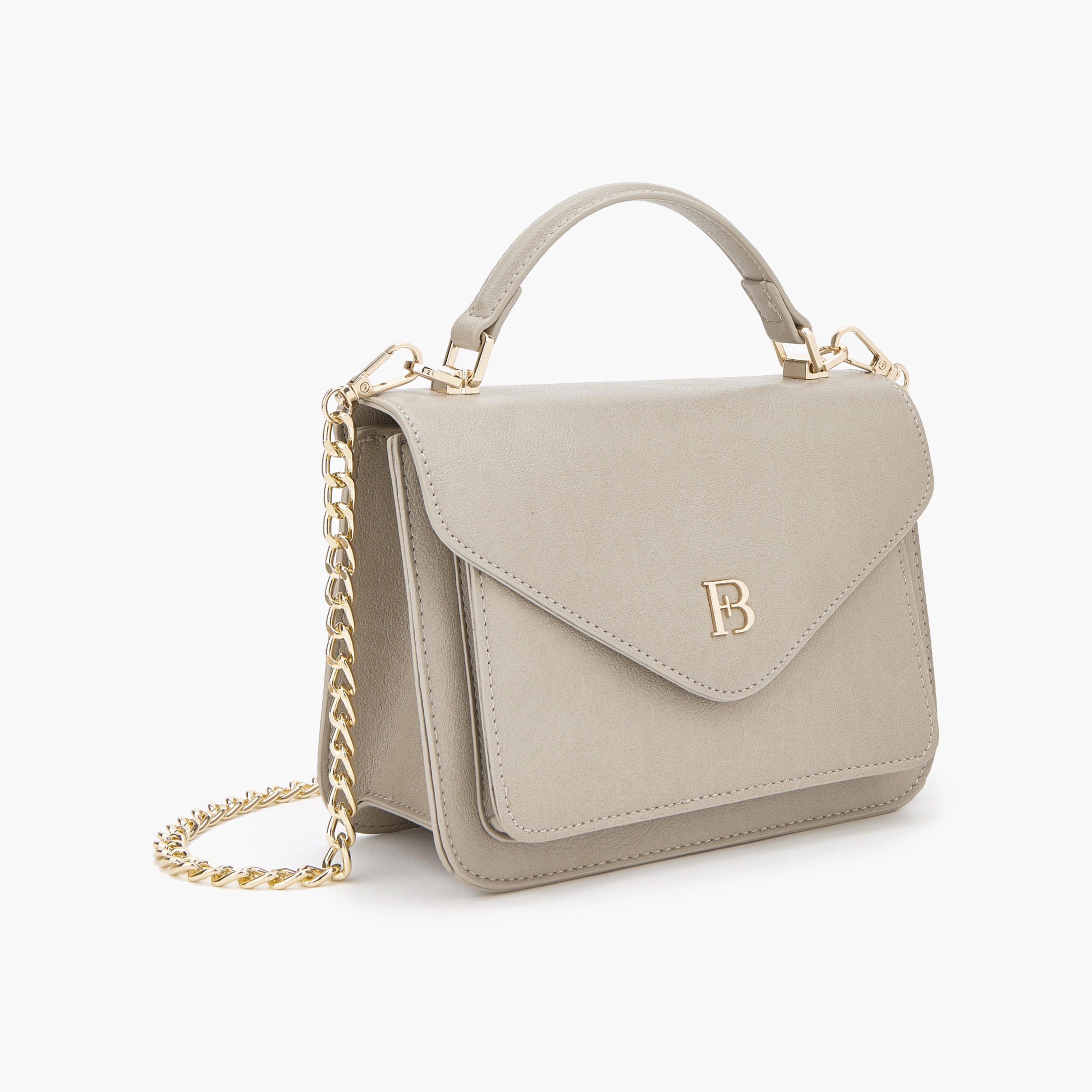 شنطة كروس بودي بحزام سلسلة قابل للفصل وزينة الشعار من فلورا بيلا-women-bagsandwallets-handbags-image-2