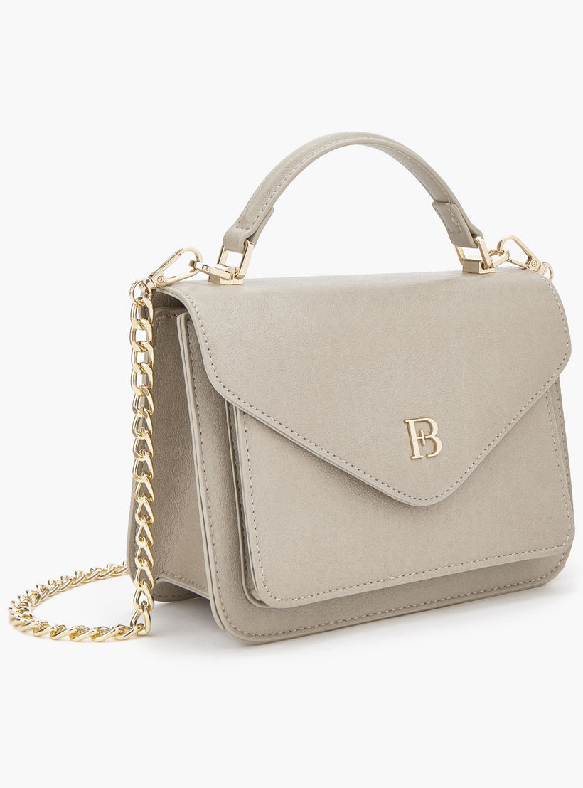 شنطة كروس بودي بحزام سلسلة قابل للفصل وزينة الشعار من فلورا بيلا-women-bagsandwallets-handbags-image-2