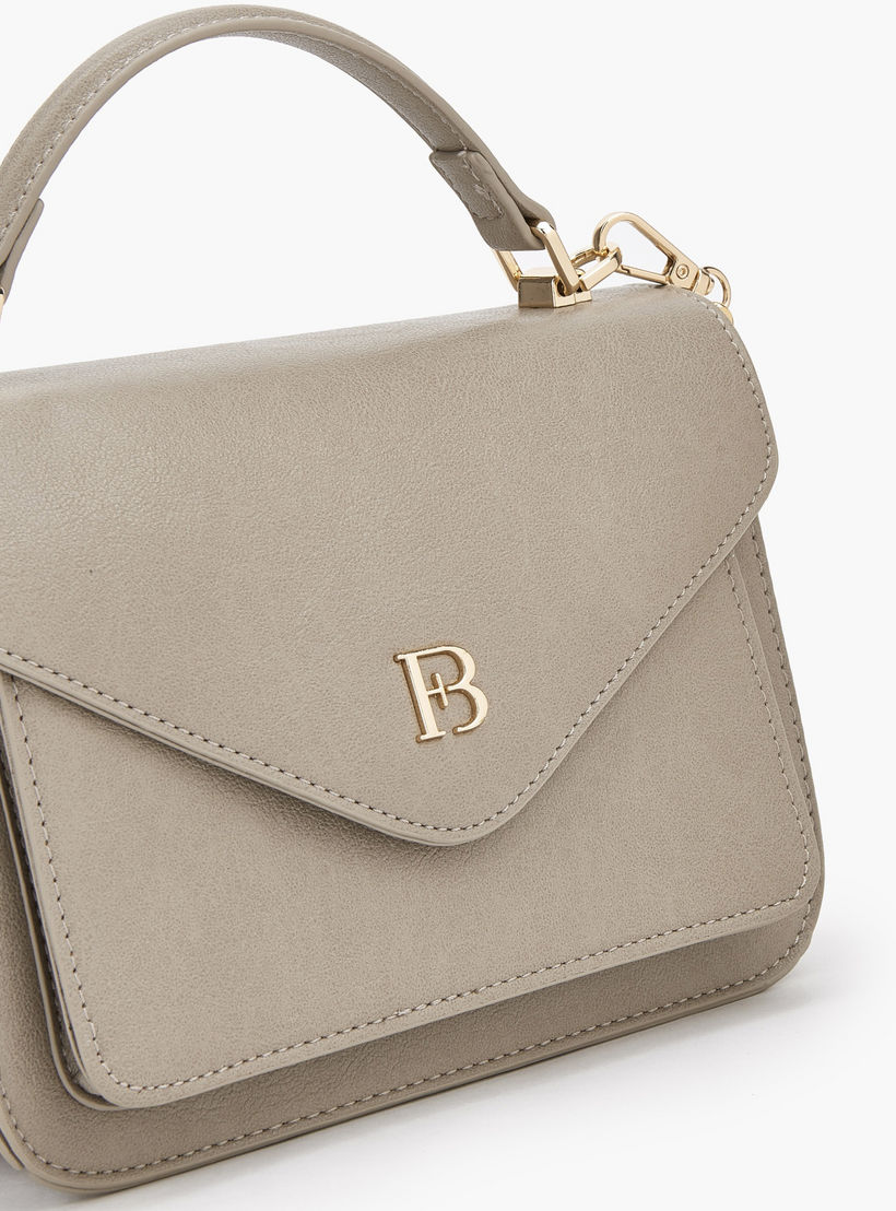 شنطة كروس بودي بحزام سلسلة قابل للفصل وزينة الشعار من فلورا بيلا-women-bagsandwallets-handbags-image-3