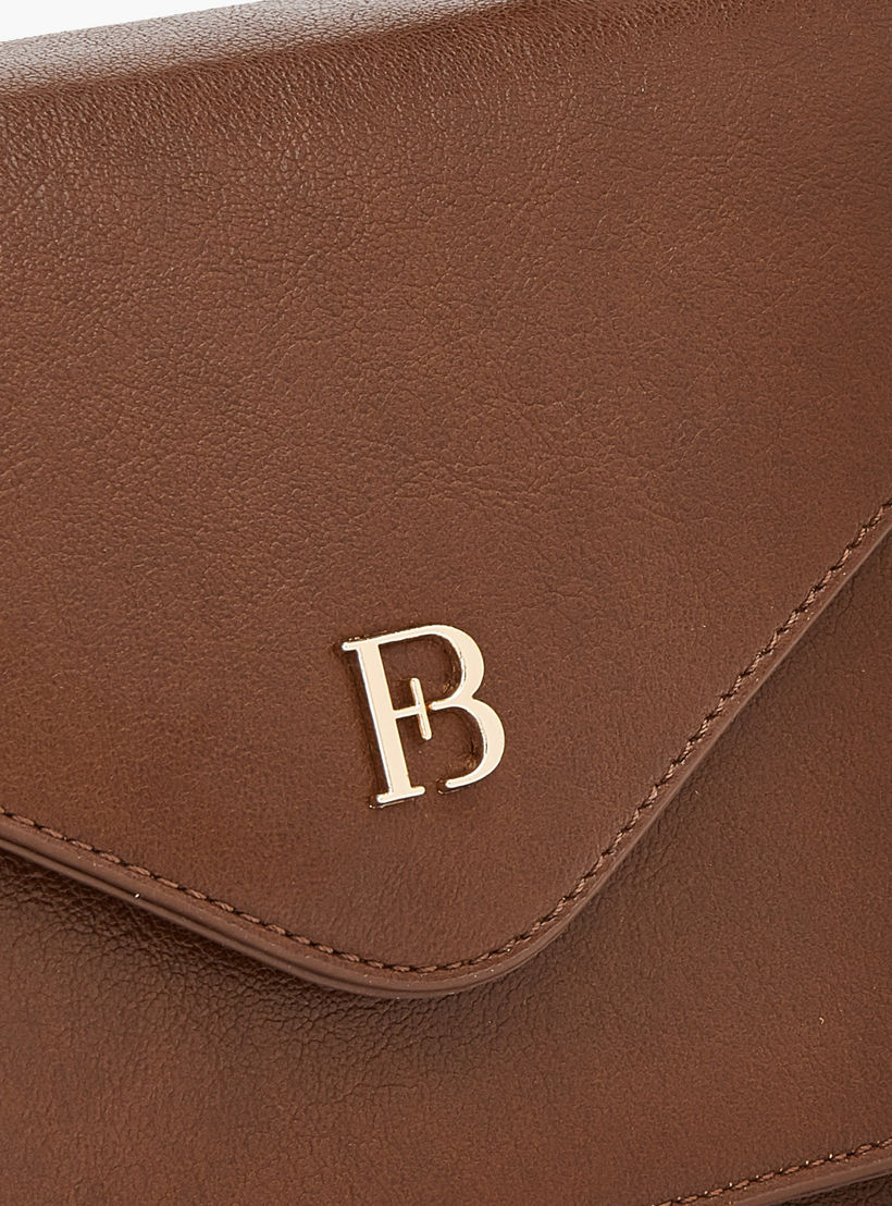 شنطة كروس بودي بحزام سلسلة قابل للفصل وزينة الشعار من فلورا بيلا-women-bagsandwallets-handbags-image-3