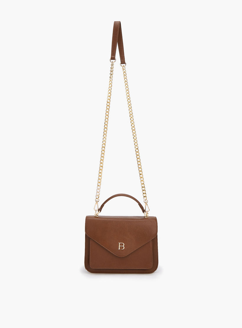 شنطة كروس بودي بحزام سلسلة قابل للفصل وزينة الشعار من فلورا بيلا-women-bagsandwallets-handbags-image-6