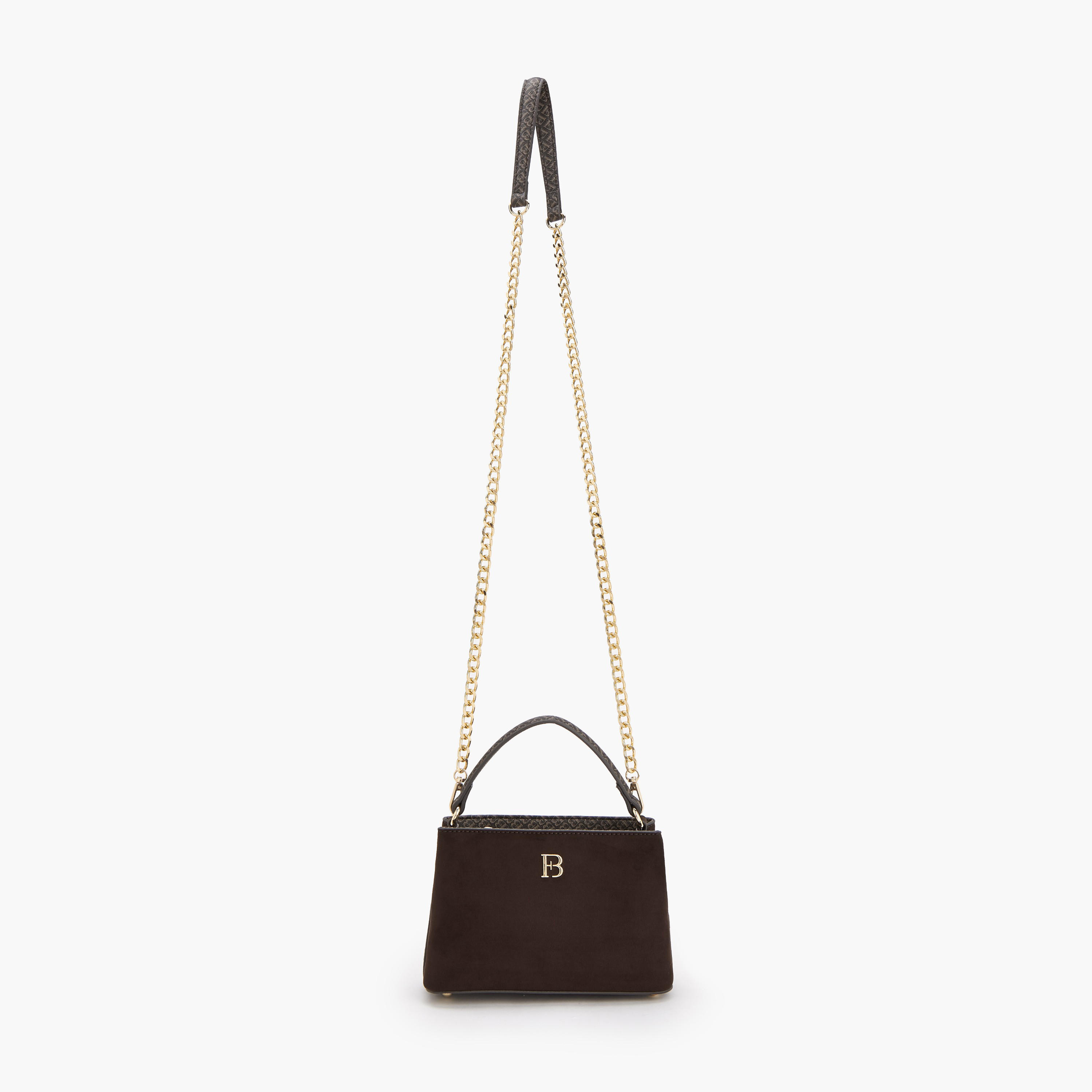 Flora Bella Suede Crossbody Bag with Chain Strap-women-bagsandwallets-handbags-image-2