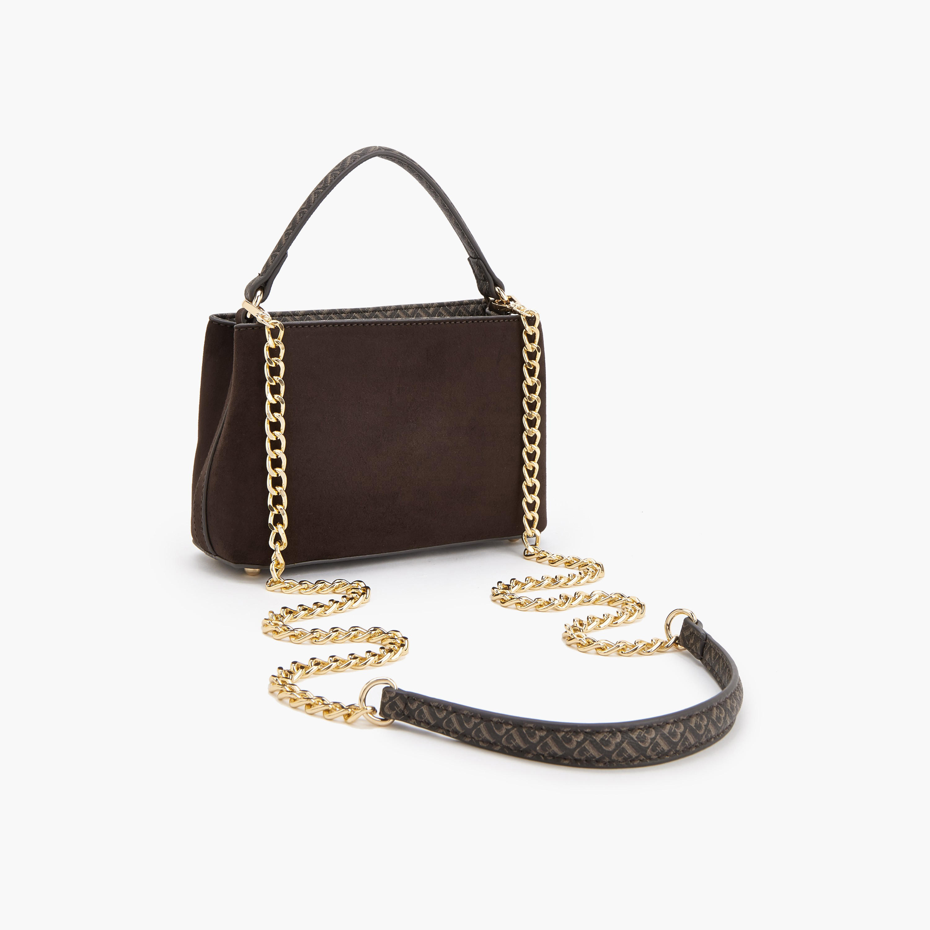 Flora Bella Suede Crossbody Bag with Chain Strap-women-bagsandwallets-handbags-image-4