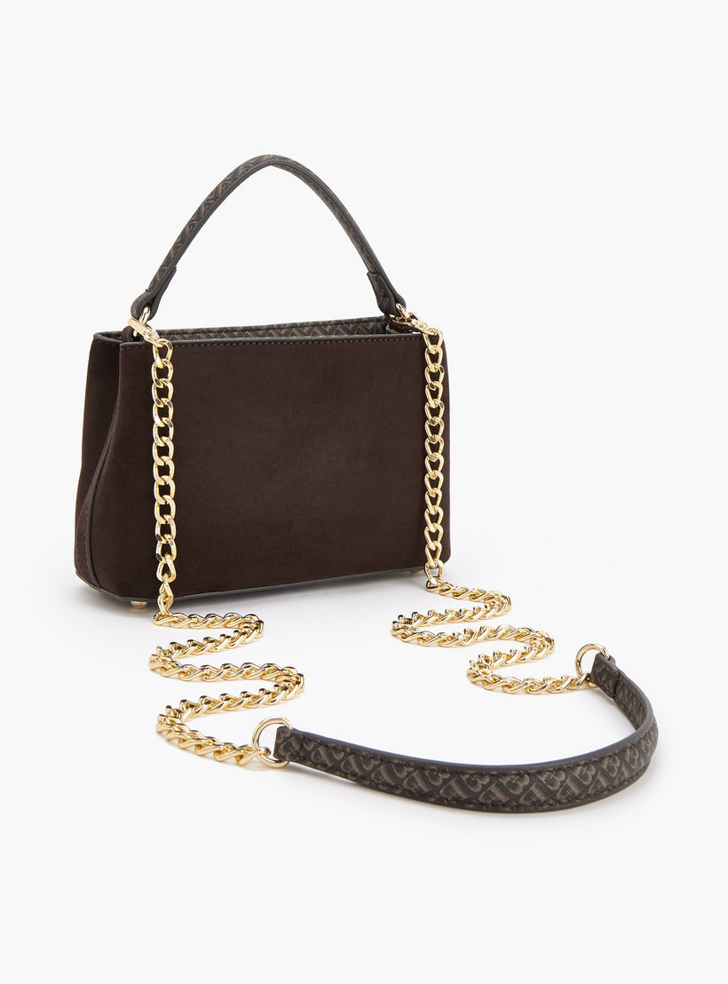 Flora Bella Suede Crossbody Bag with Chain Strap-women-bagsandwallets-handbags-image-4
