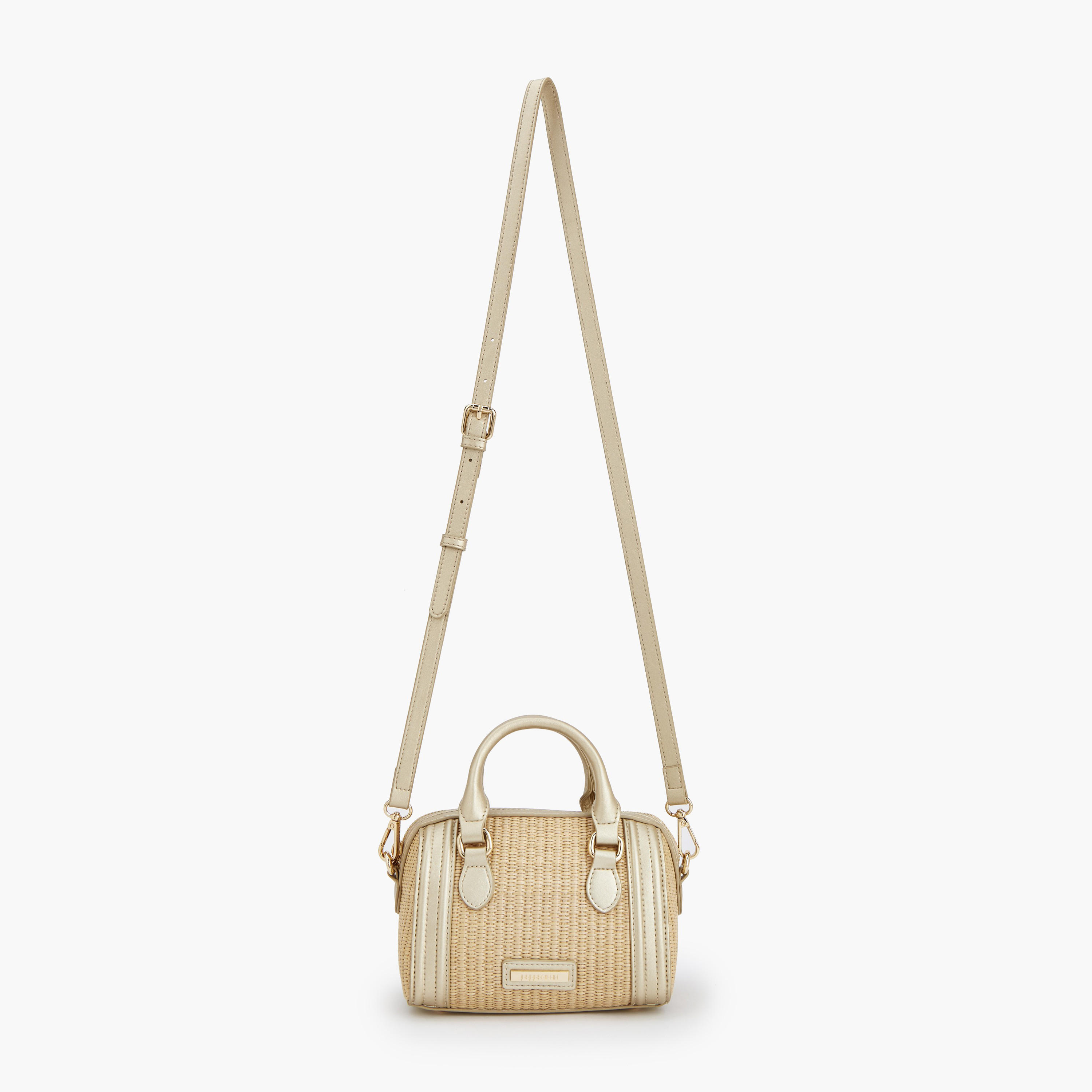 Peppermint Textured Crossbody Bag with Double Handle-women-bagsandwallets-handbags-image-2