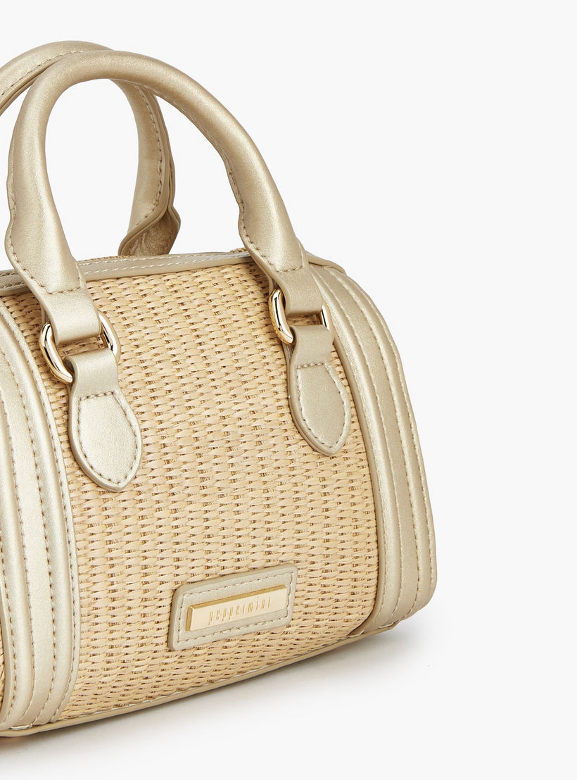 Peppermint Textured Crossbody Bag with Double Handle-women-bagsandwallets-handbags-image-4