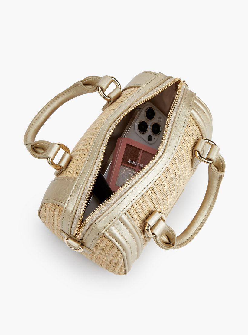 Peppermint Textured Crossbody Bag with Double Handle-women-bagsandwallets-handbags-image-7