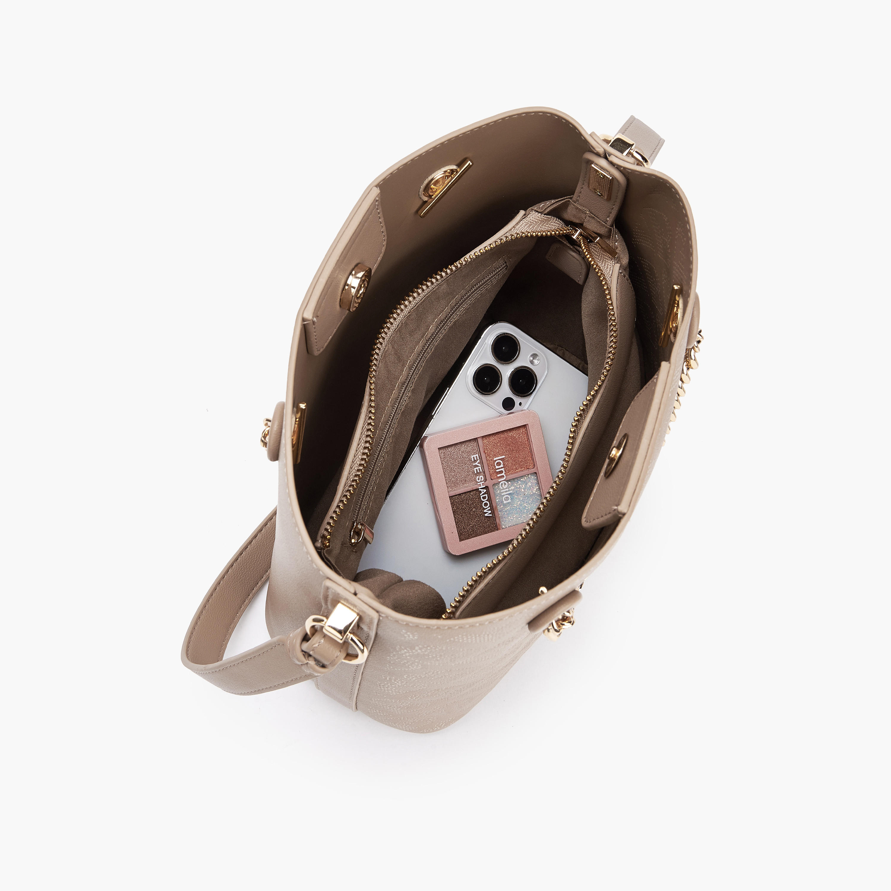 شنطة كتف مفرّغة بالليزر مع حزام سلسلة من فلورا بيلا-women-bagsandwallets-handbags-image-7