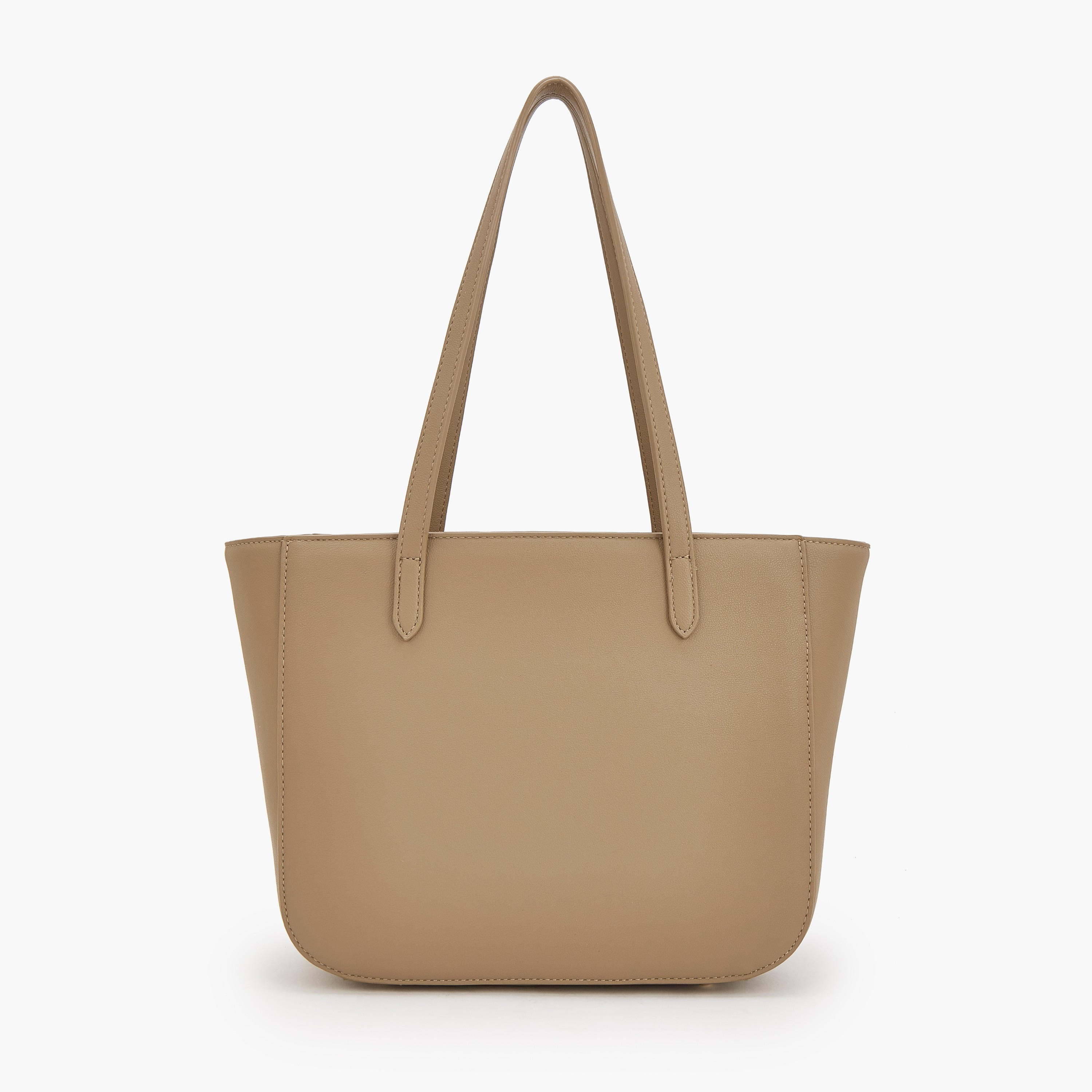 Flora Bella by Shoexpress Chevron Textured Tote Bag with Zipper Closure-women-bagsandwallets-handbags-image-2