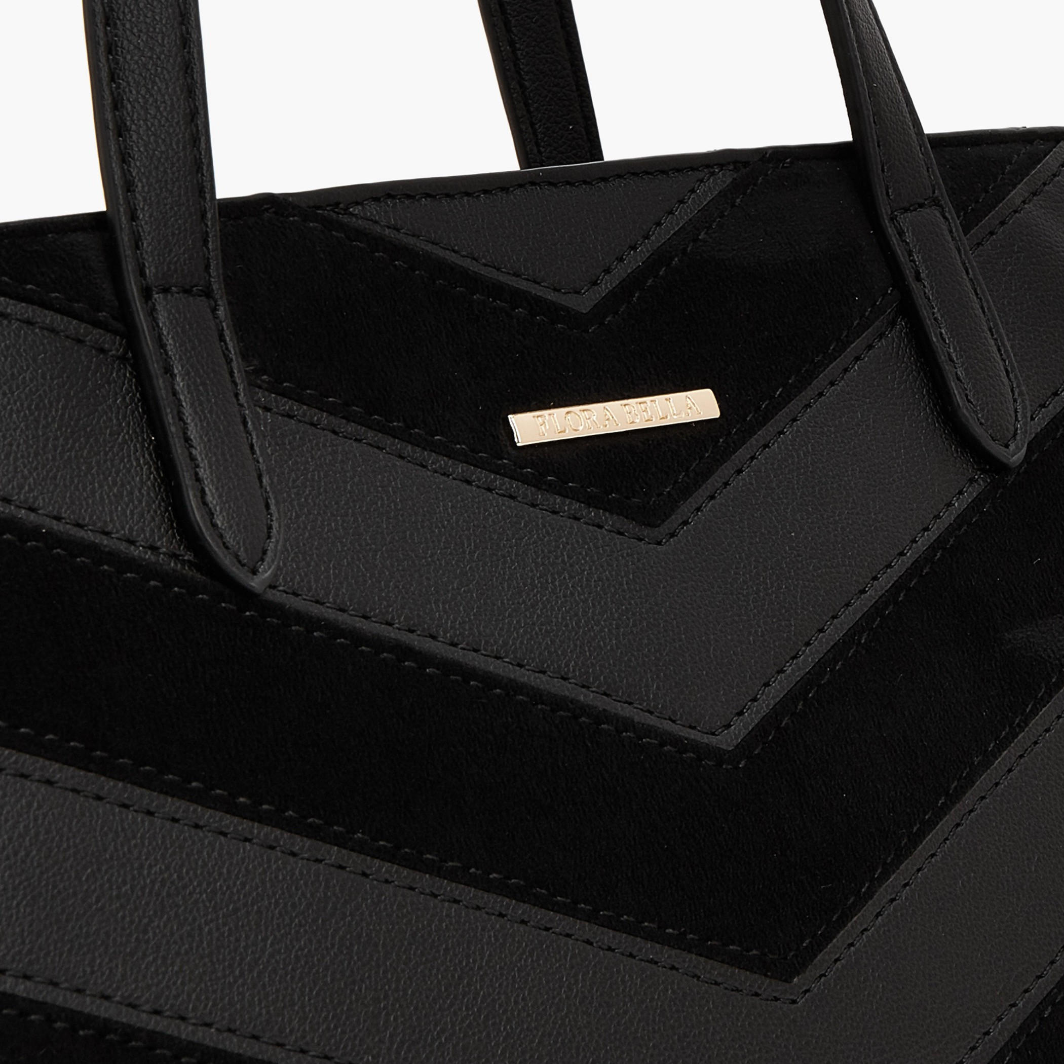 Flora Bella by Shoexpress Chevron Textured Tote Bag with Zipper Closure-women-bagsandwallets-handbags-image-4