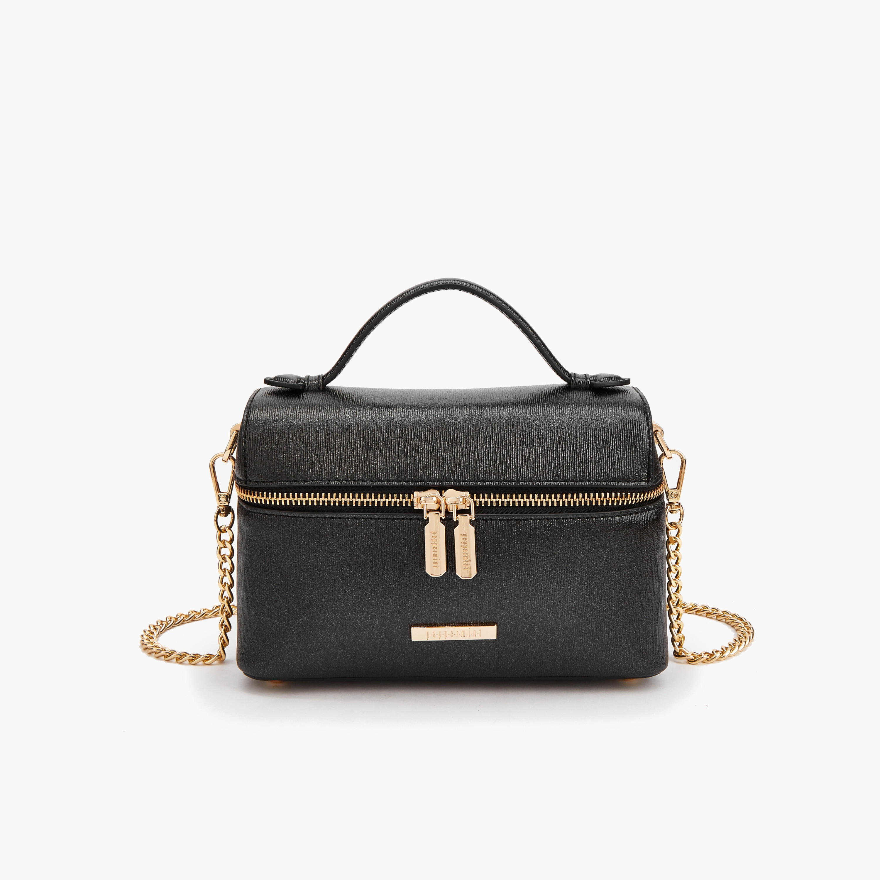 Peppermint Textured Crossbody Bag with Detachable Strap-women-bagsandwallets-handbags-image-1
