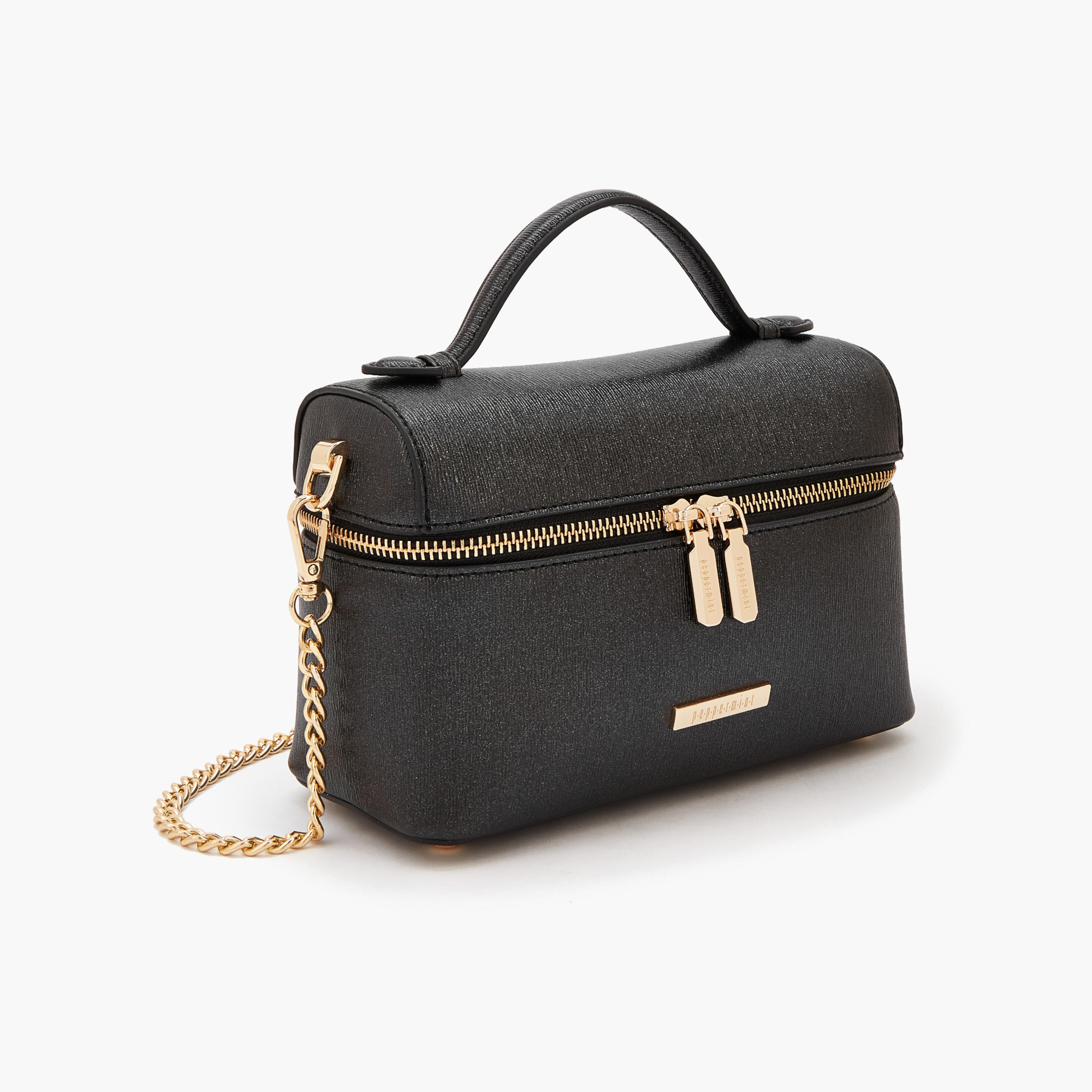 Peppermint Textured Crossbody Bag with Detachable Strap-women-bagsandwallets-handbags-image-2