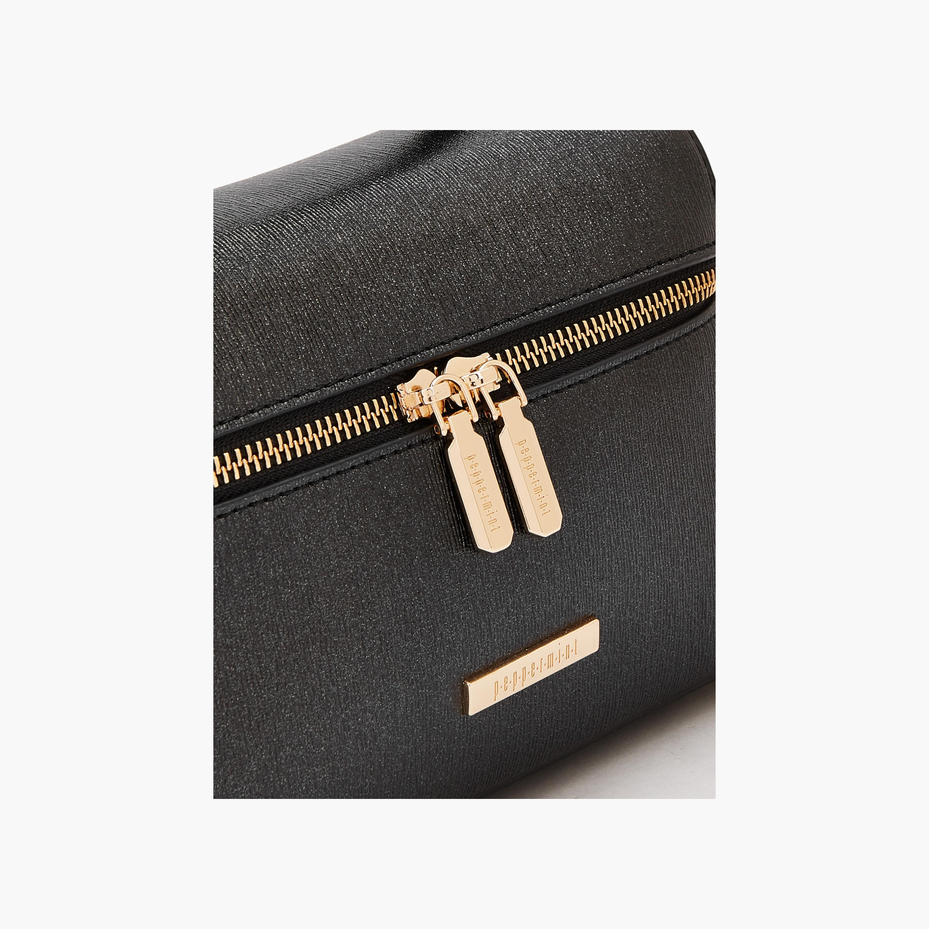 Peppermint Textured Crossbody Bag with Detachable Strap-women-bagsandwallets-handbags-image-3