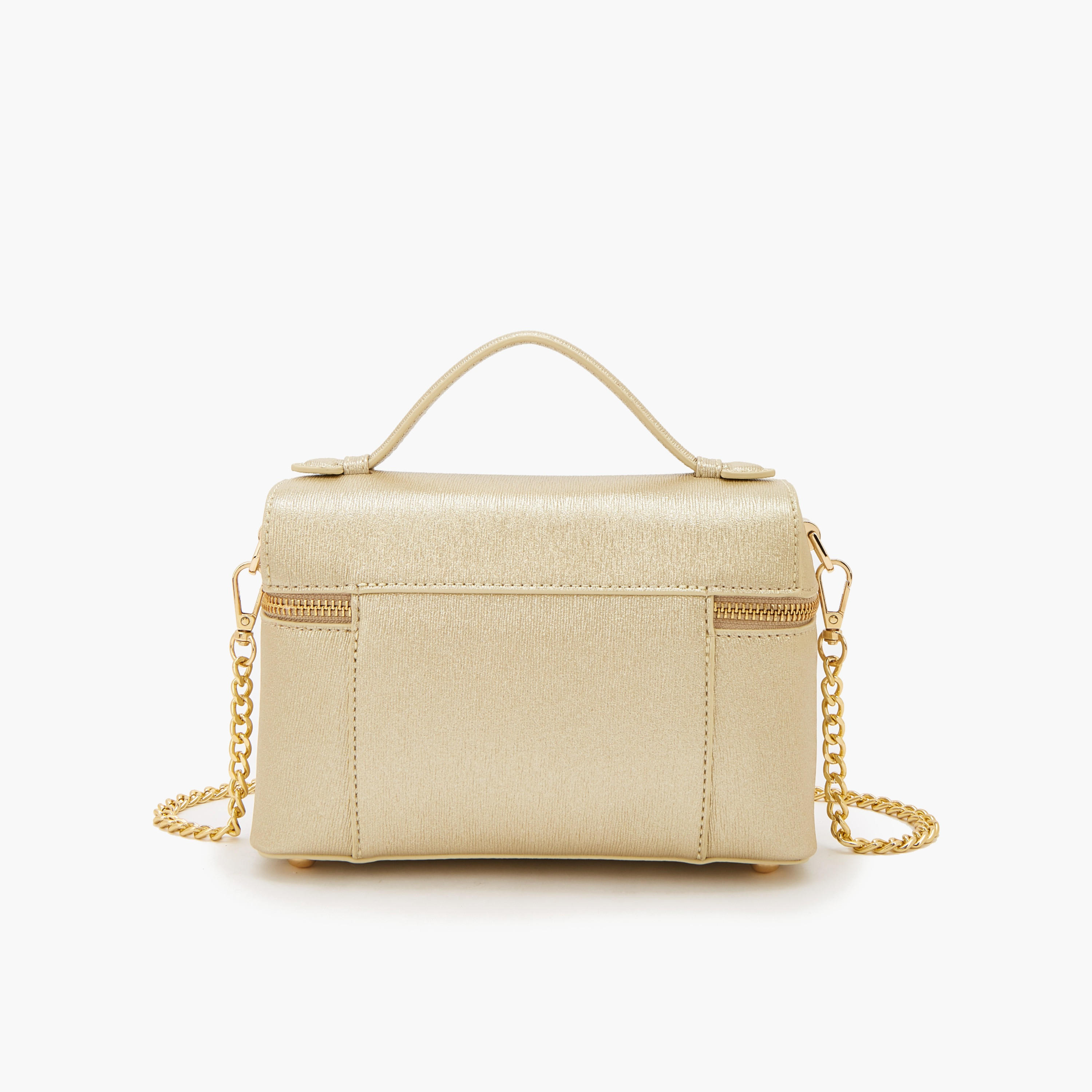 Peppermint Textured Crossbody Bag with Detachable Strap-women-bagsandwallets-handbags-image-4