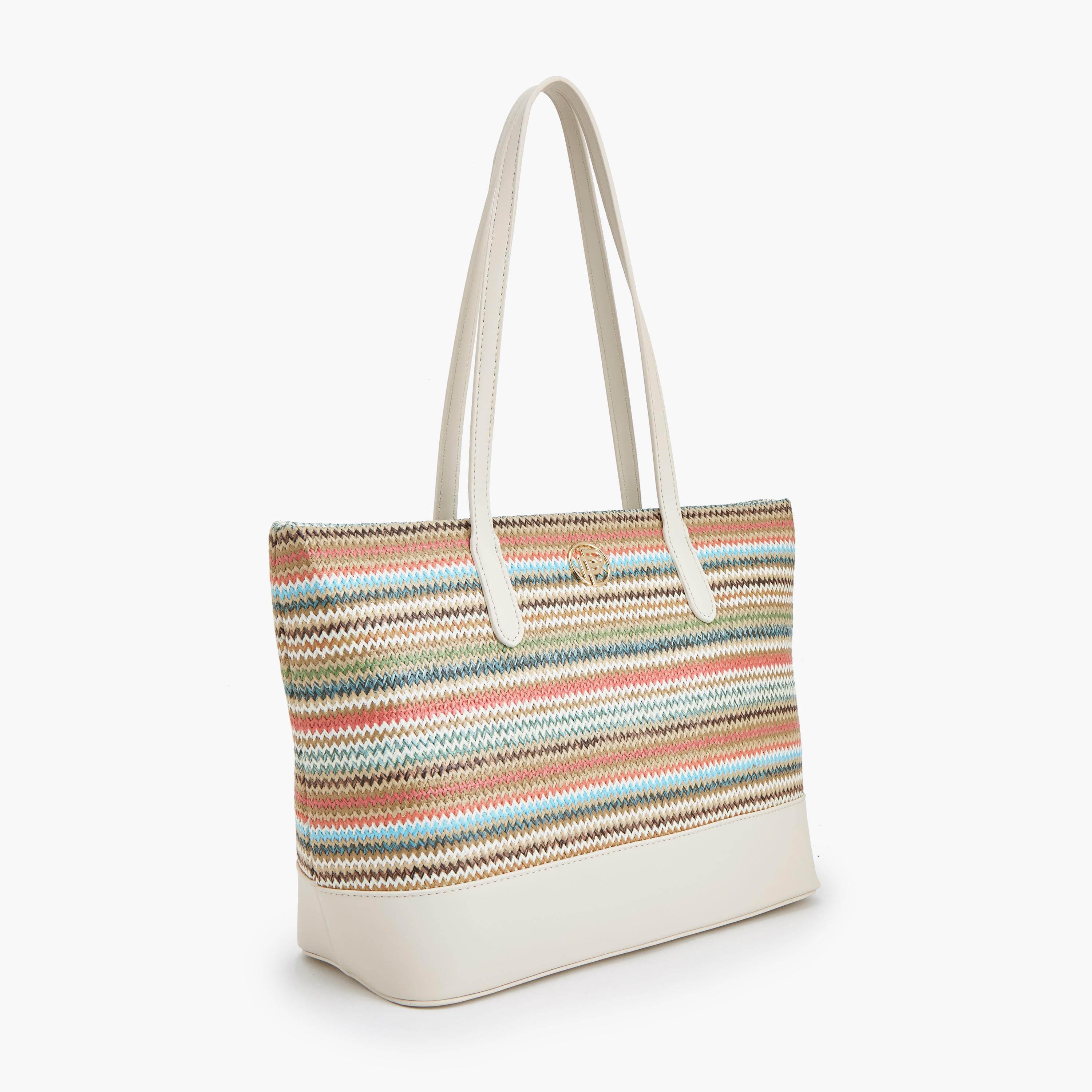 شنطة توتي بارزة الملمس بسحاب إغلاق من بيبرمينت-women-bagsandwallets-handbags-image-2