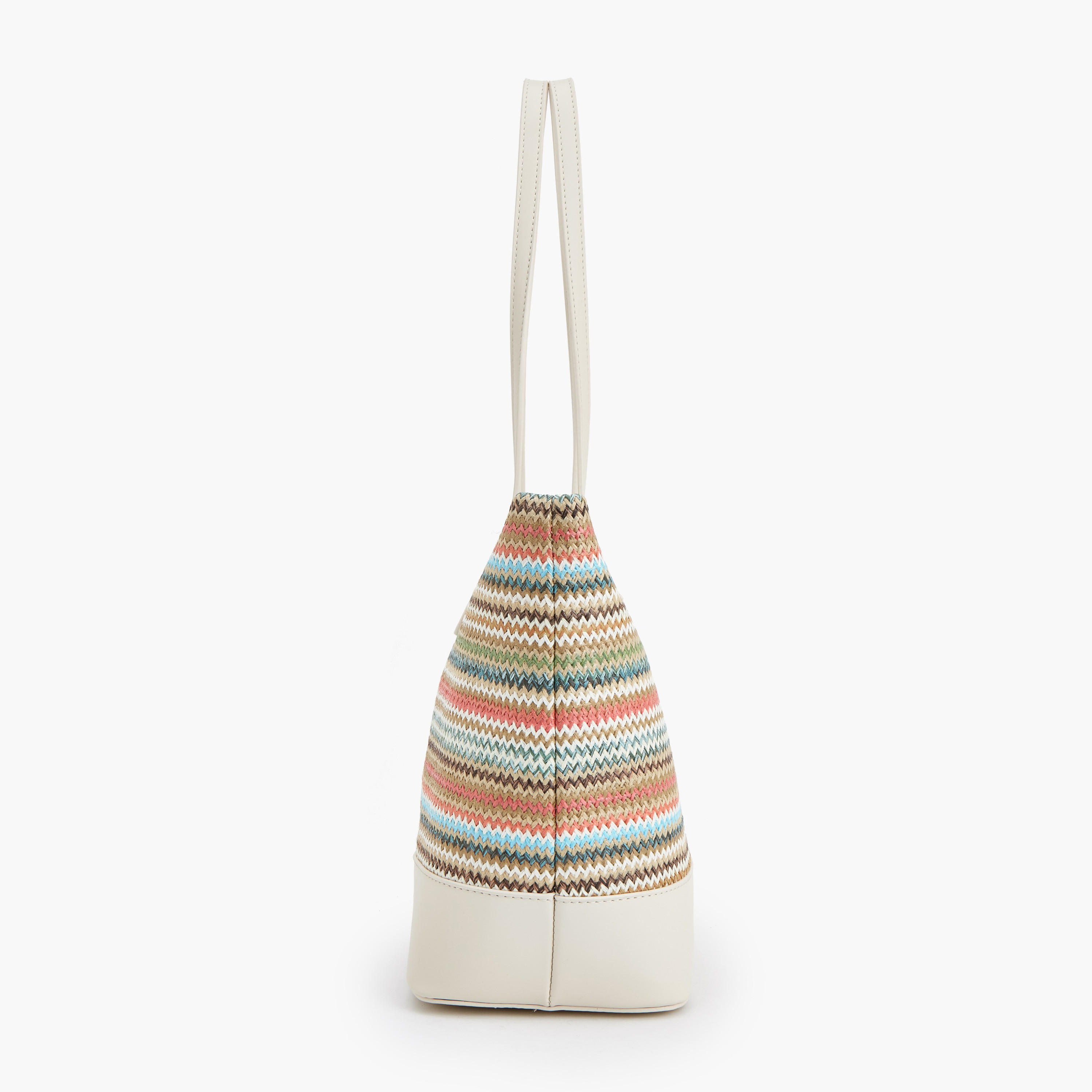 شنطة توتي بارزة الملمس بسحاب إغلاق من بيبرمينت-women-bagsandwallets-handbags-image-5