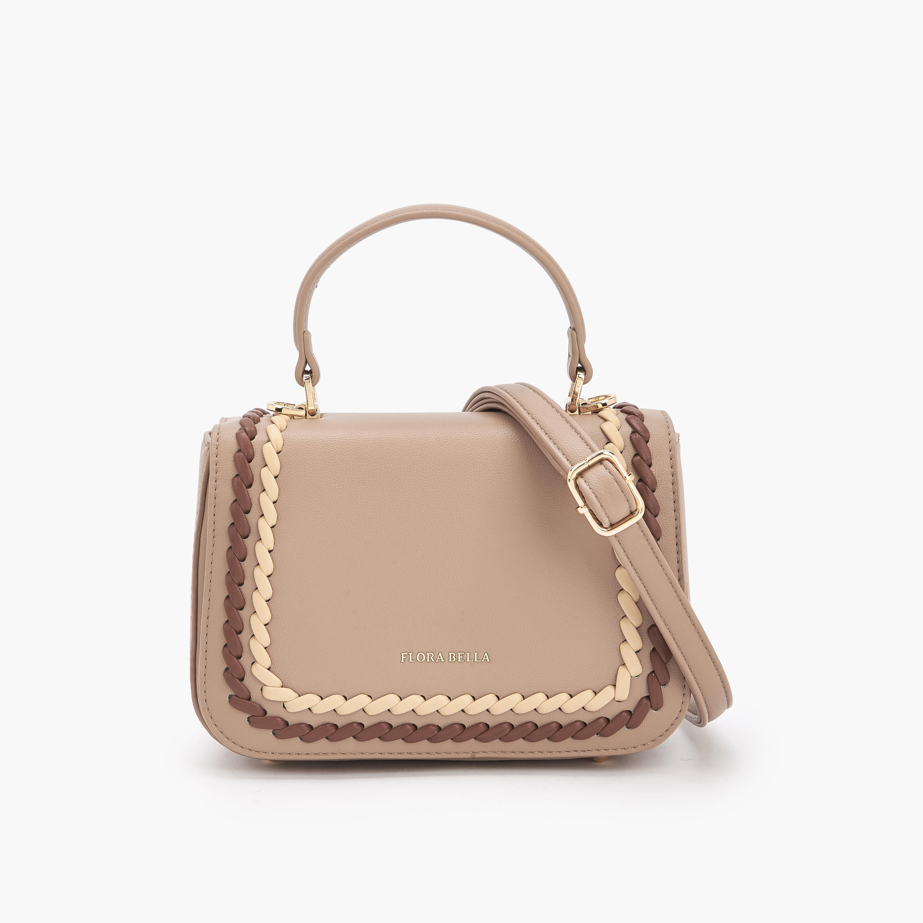 Flora Bella Braided Sling Bag with Detachable Strap-women-bagsandwallets-handbags-image-1