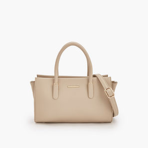 Flora Bella Solid Tote Bag with Detachable Strap-women-image-1