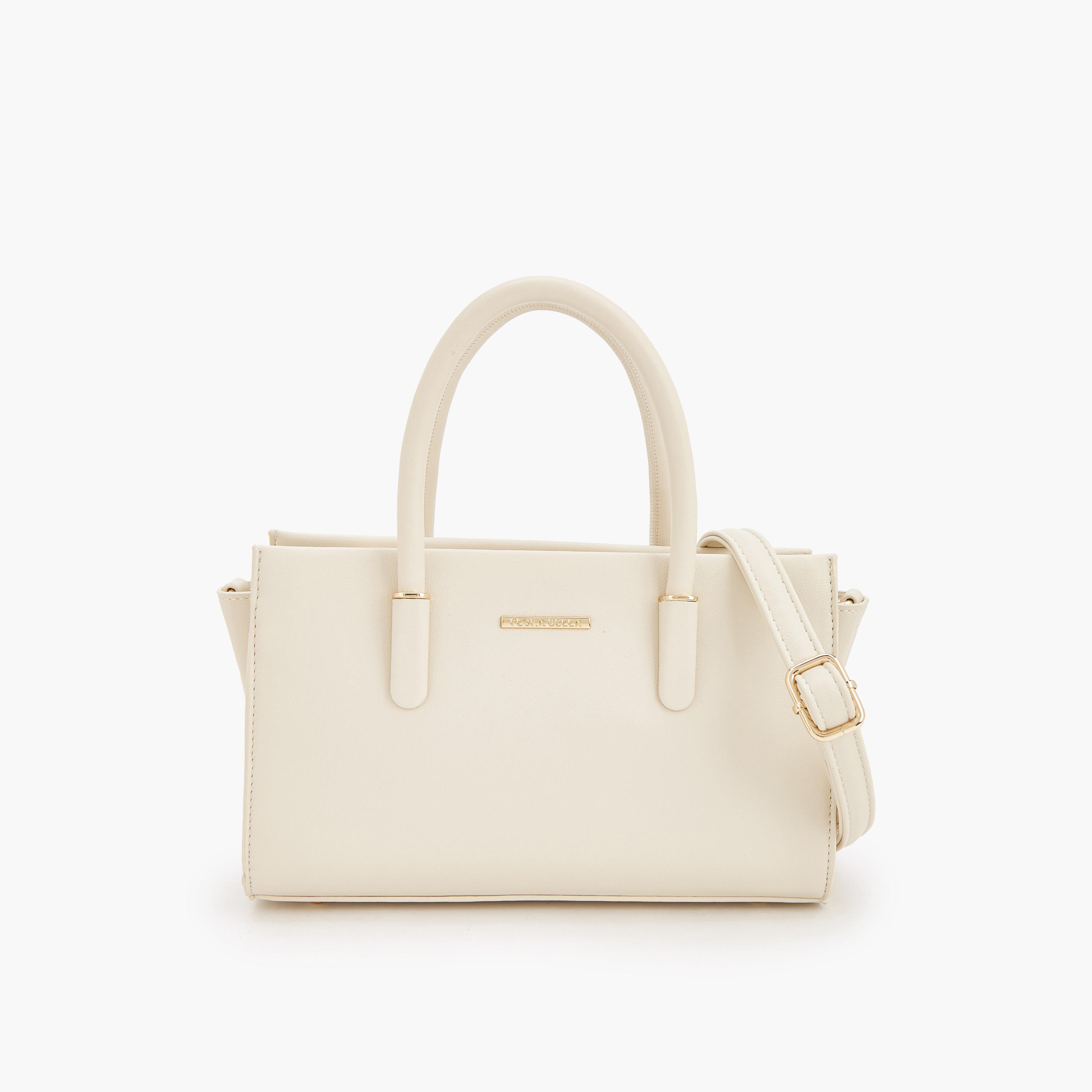 Flora Bella Solid Tote Bag with Detachable Strap-women-bagsandwallets-handbags-image-1