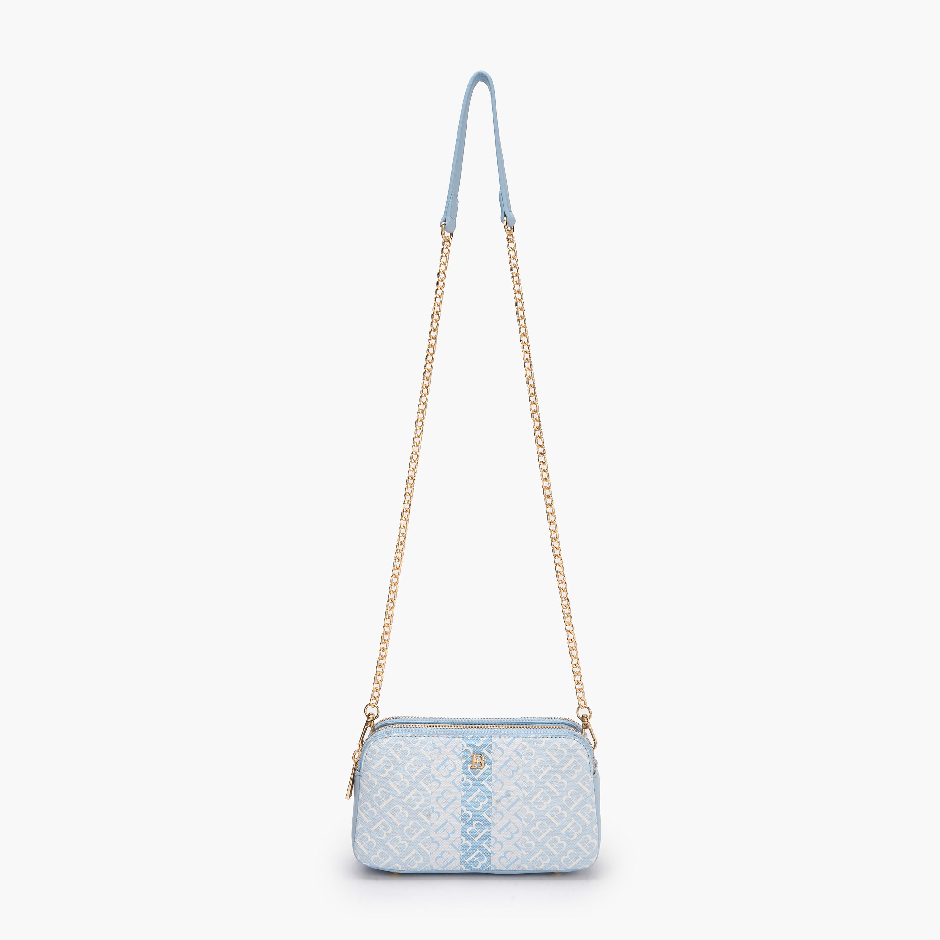 شنطة كروس بودي بطبعات مونوجرام مع حزام سلسلة من فلورا بيلا-women-bagsandwallets-handbags-image-6