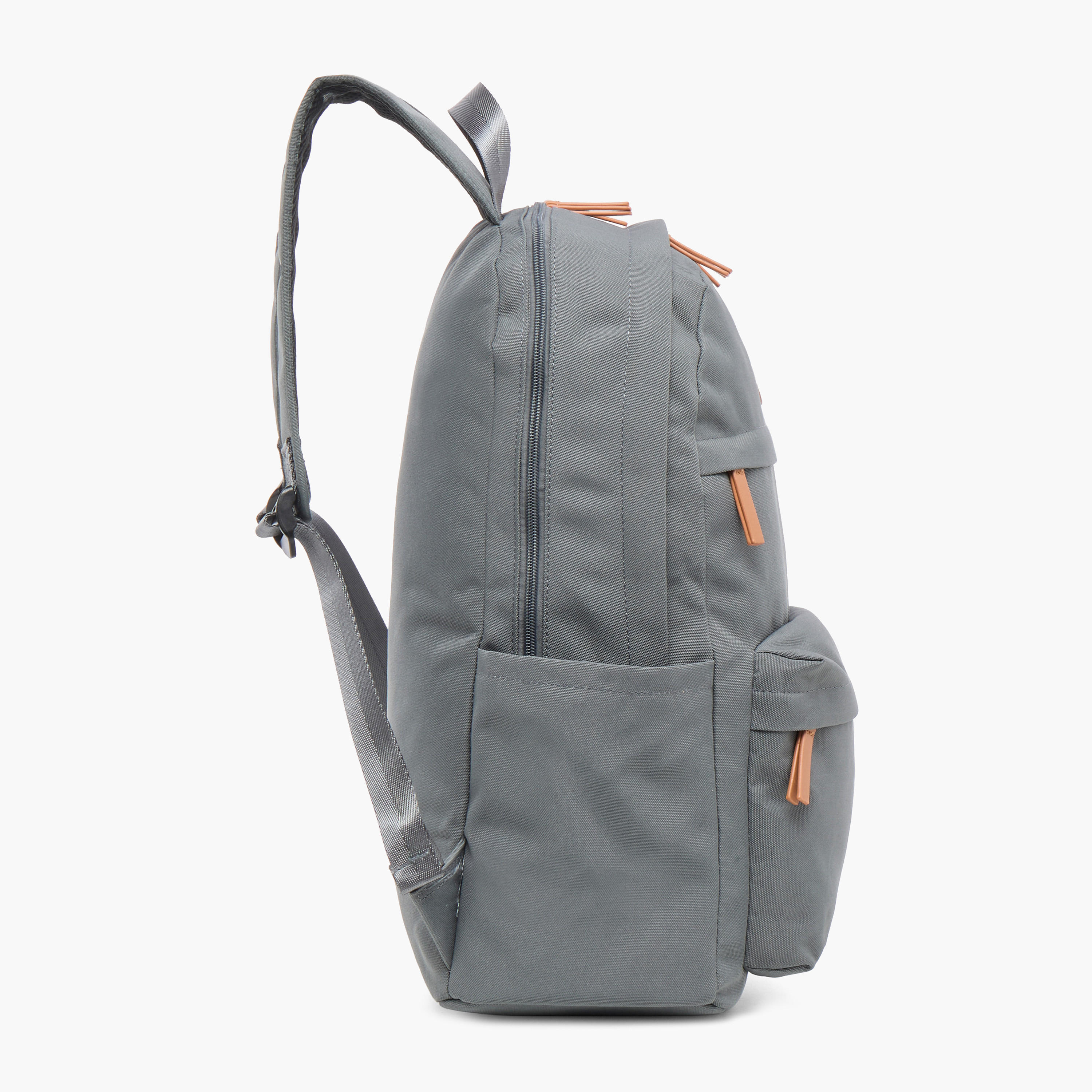 Oaklan by Shoexpress Solid School Backpack with Adjustable Straps - 40x30x15 cm-boys-accessories-bagsandbackpacks-image-3