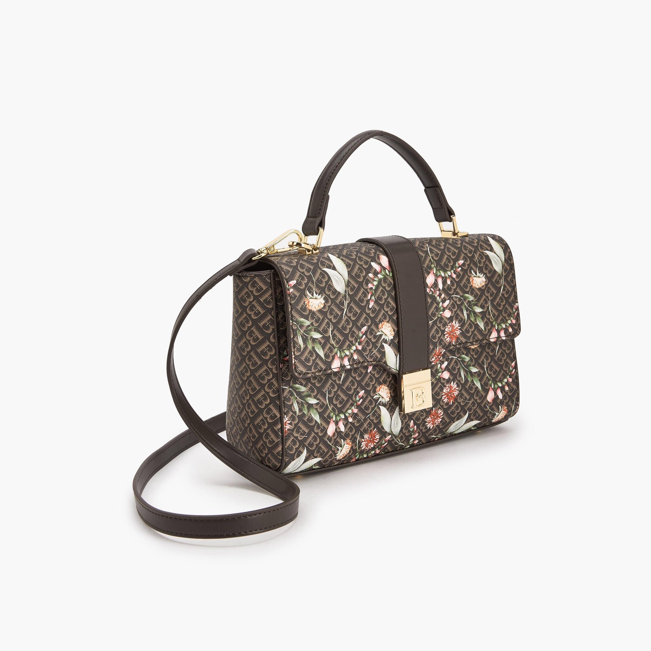شنطة ساتشيل بطبعات مونوجرام من فلورا بيلا-women-bagsandwallets-handbags-image-3