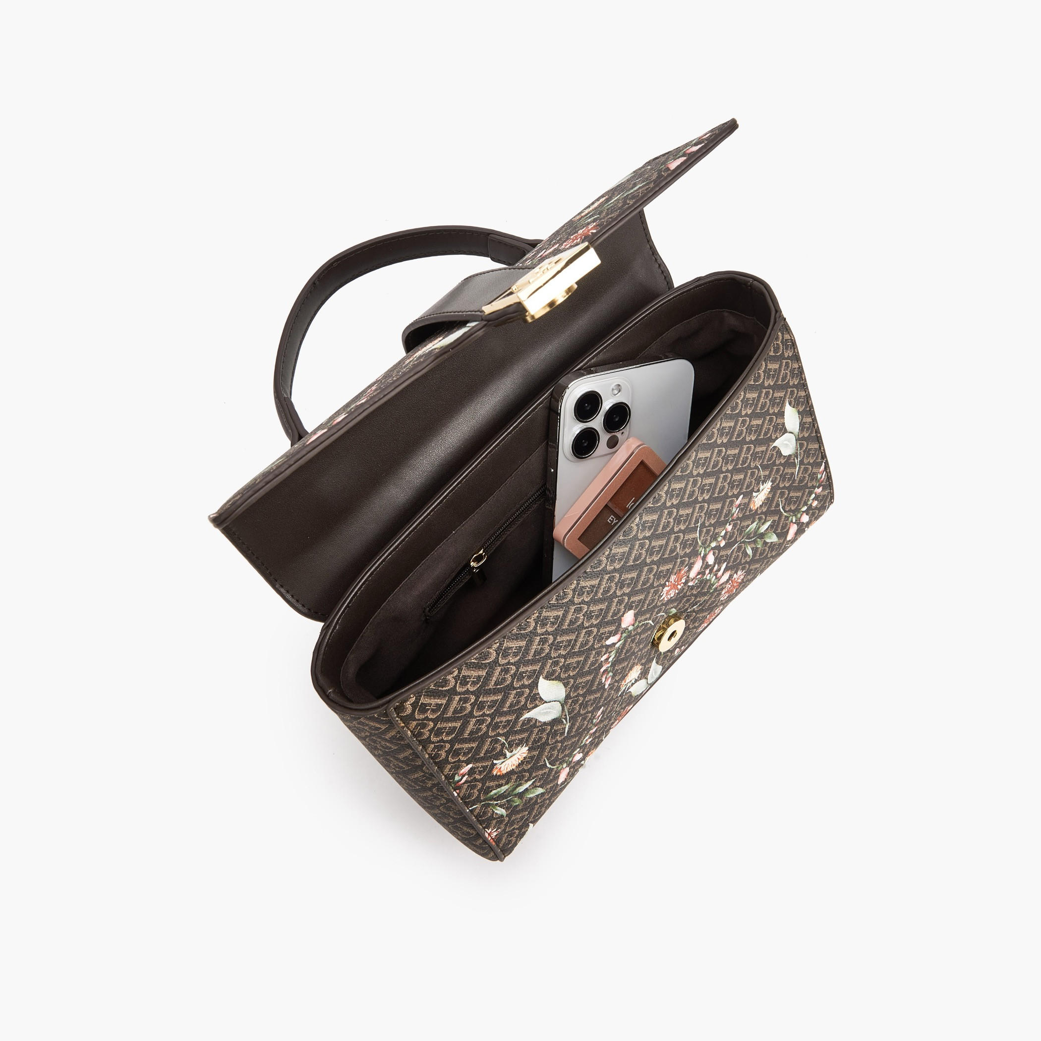 شنطة ساتشيل بطبعات مونوجرام من فلورا بيلا-women-bagsandwallets-handbags-image-6