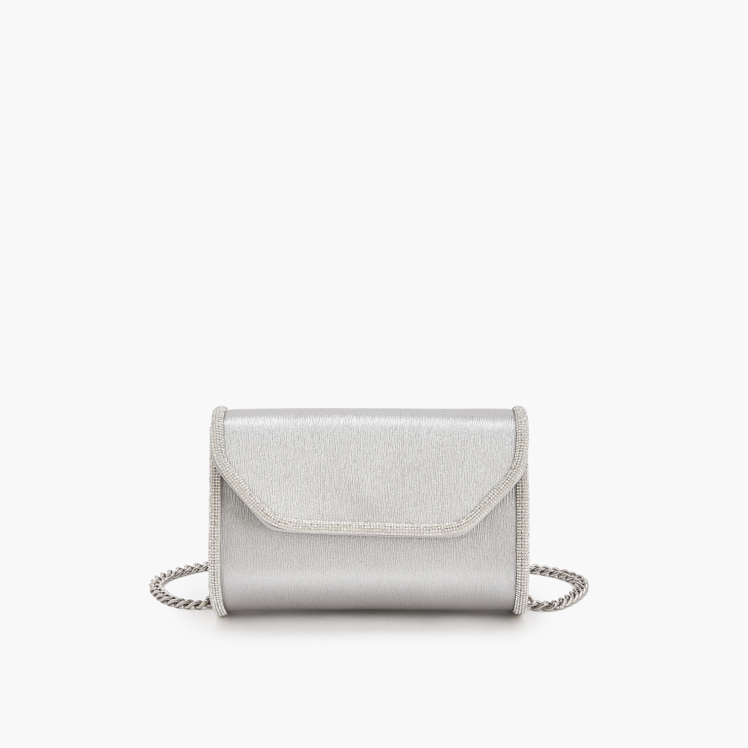 Flora Bella Embellished Crossbody Bag with Chain Strap-women-bagsandwallets-handbags-image-1