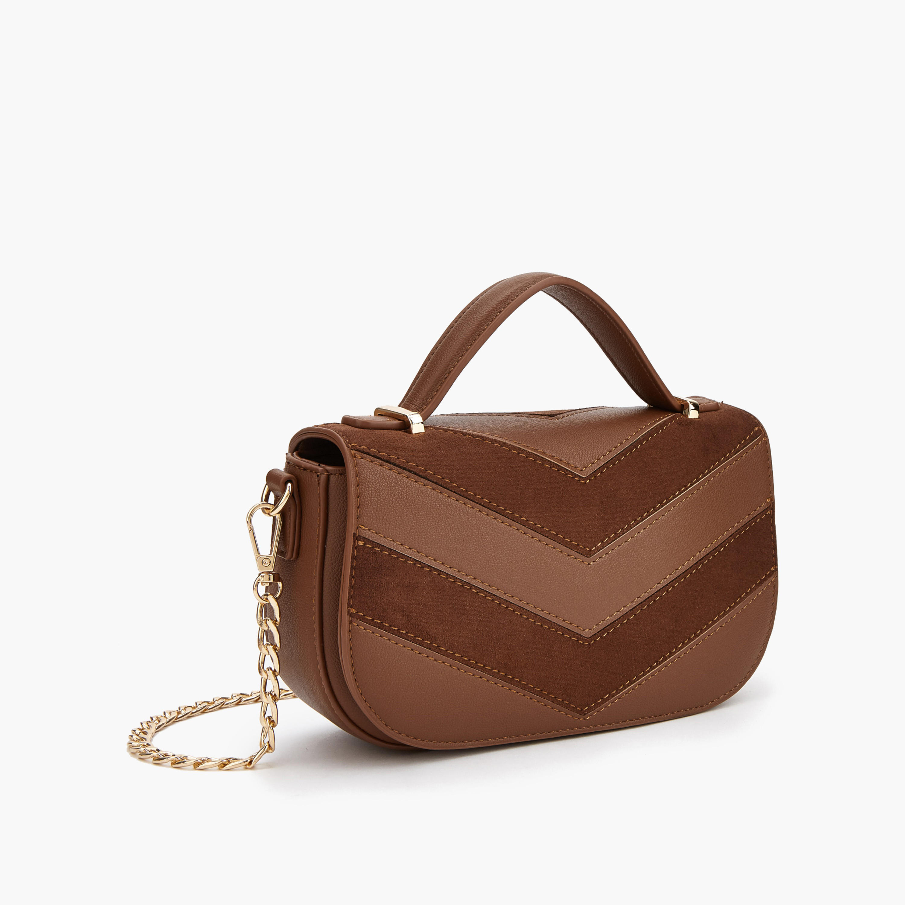 شنطة كروس بودي شمواه شيفرون بحزام سلسلة من فلورا بيلا-women-bagsandwallets-handbags-image-2