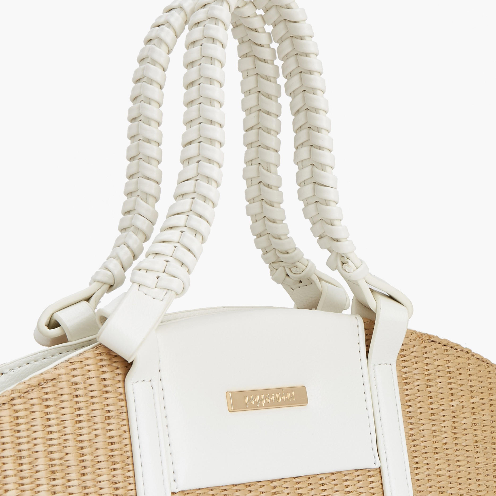 Peppermint Textured Tote Bag with Double Handle-women-bagsandwallets-handbags-image-4