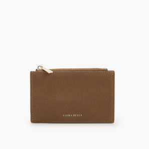 Flora Bella Solid Card Holder with Zip Closure-women-image-1