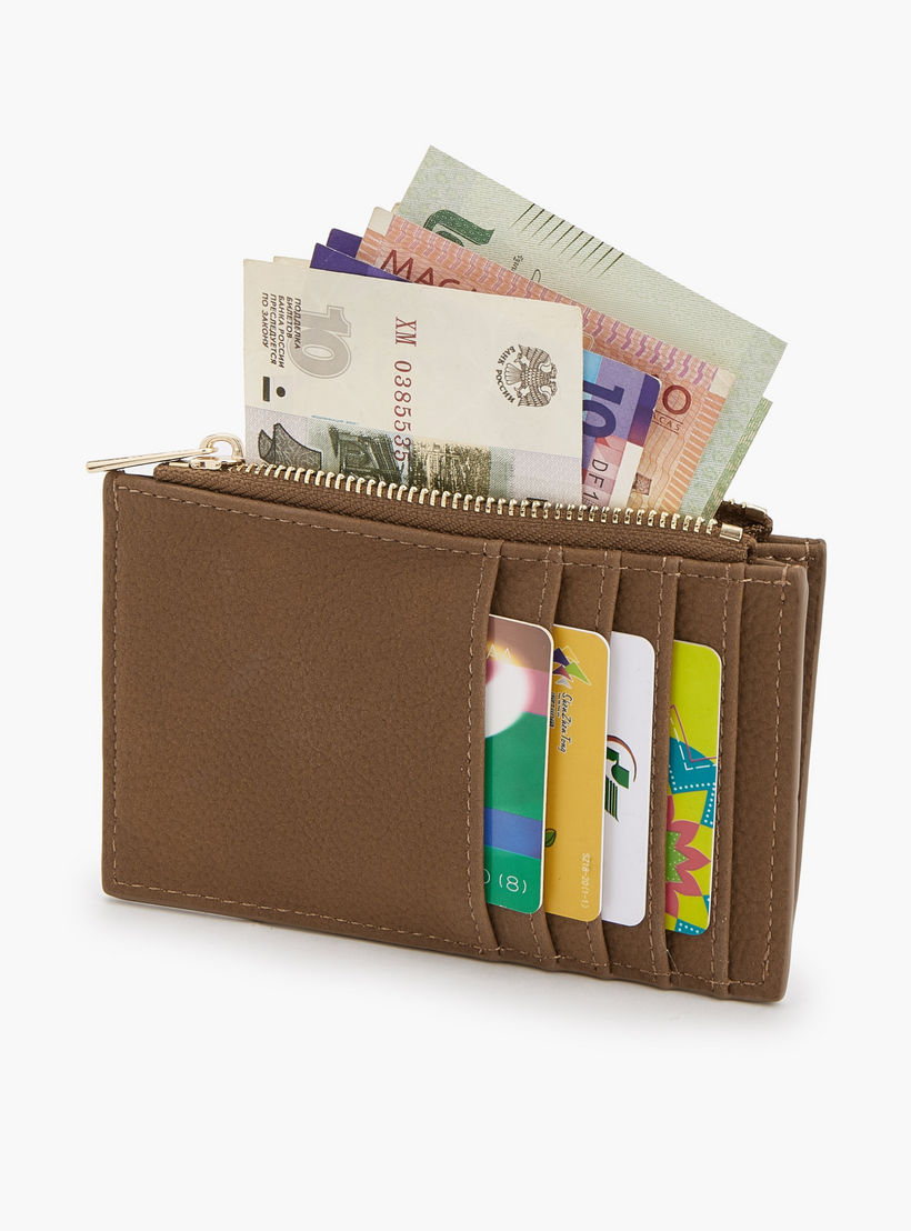 Flora Bella Solid Card Holder with Zip Closure-women-bagsandwallets-handbags-image-7
