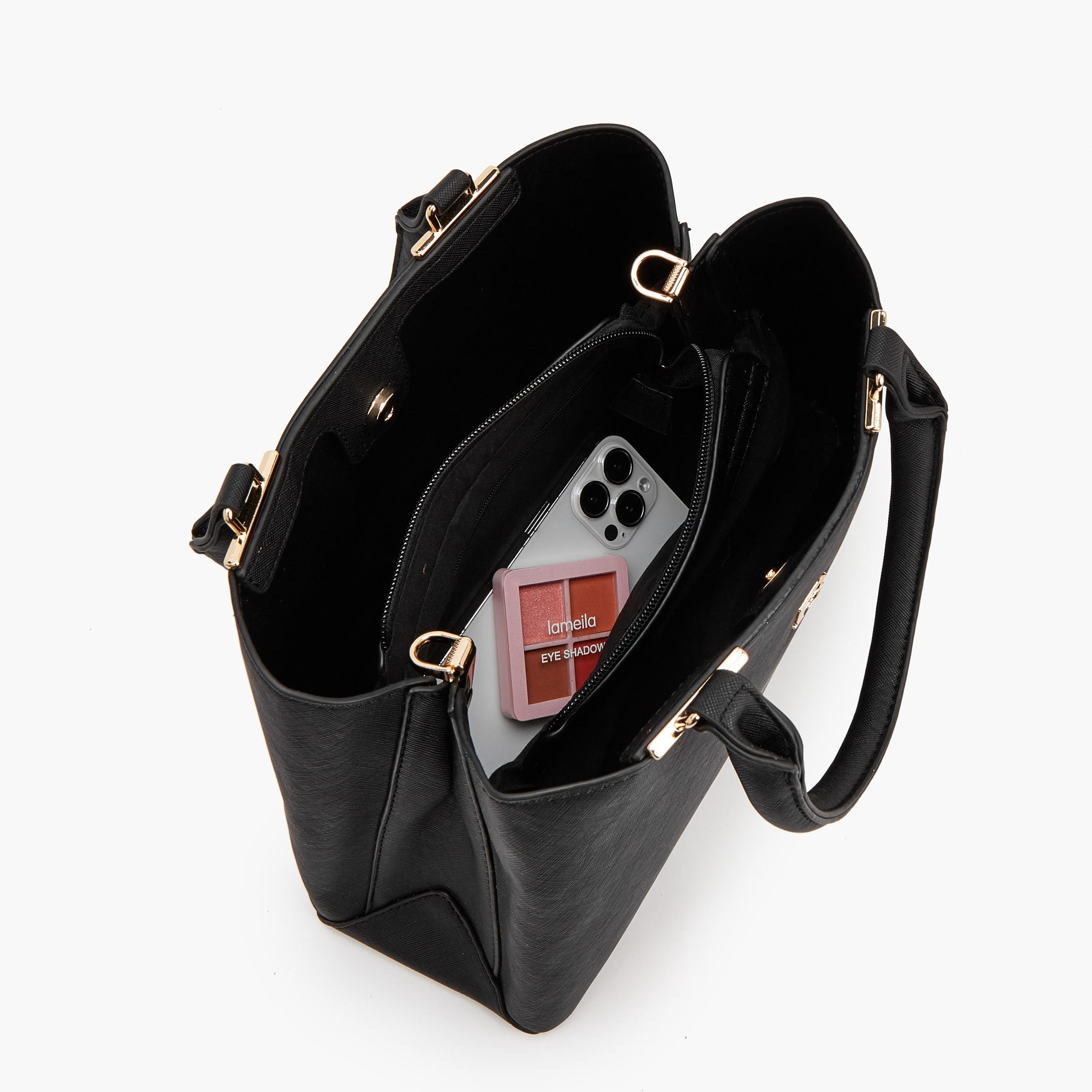 Flora Bella Solid Tote Bag with Detachable Strap-women-bagsandwallets-handbags-image-7