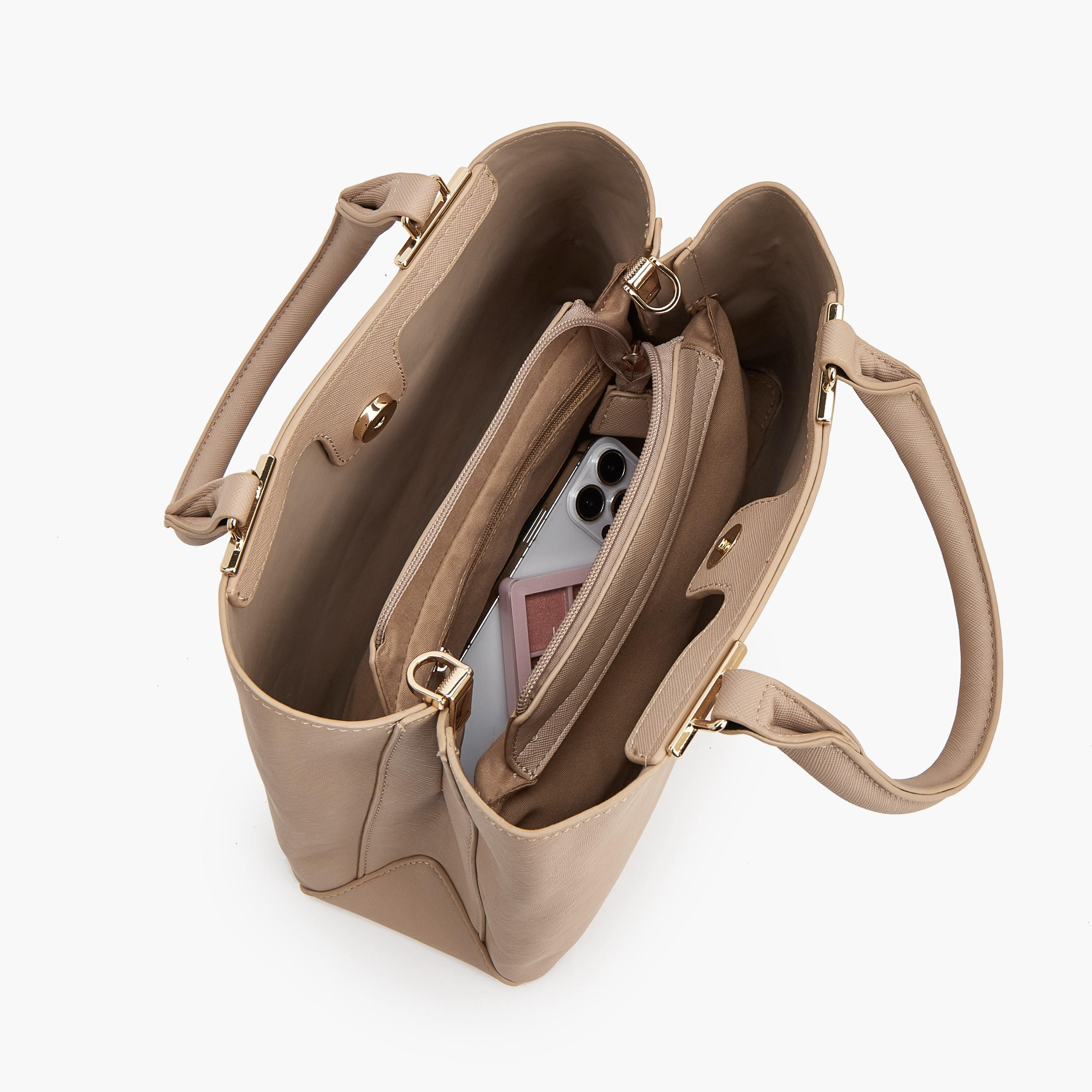 Flora Bella Solid Tote Bag with Detachable Strap-women-bagsandwallets-handbags-image-7