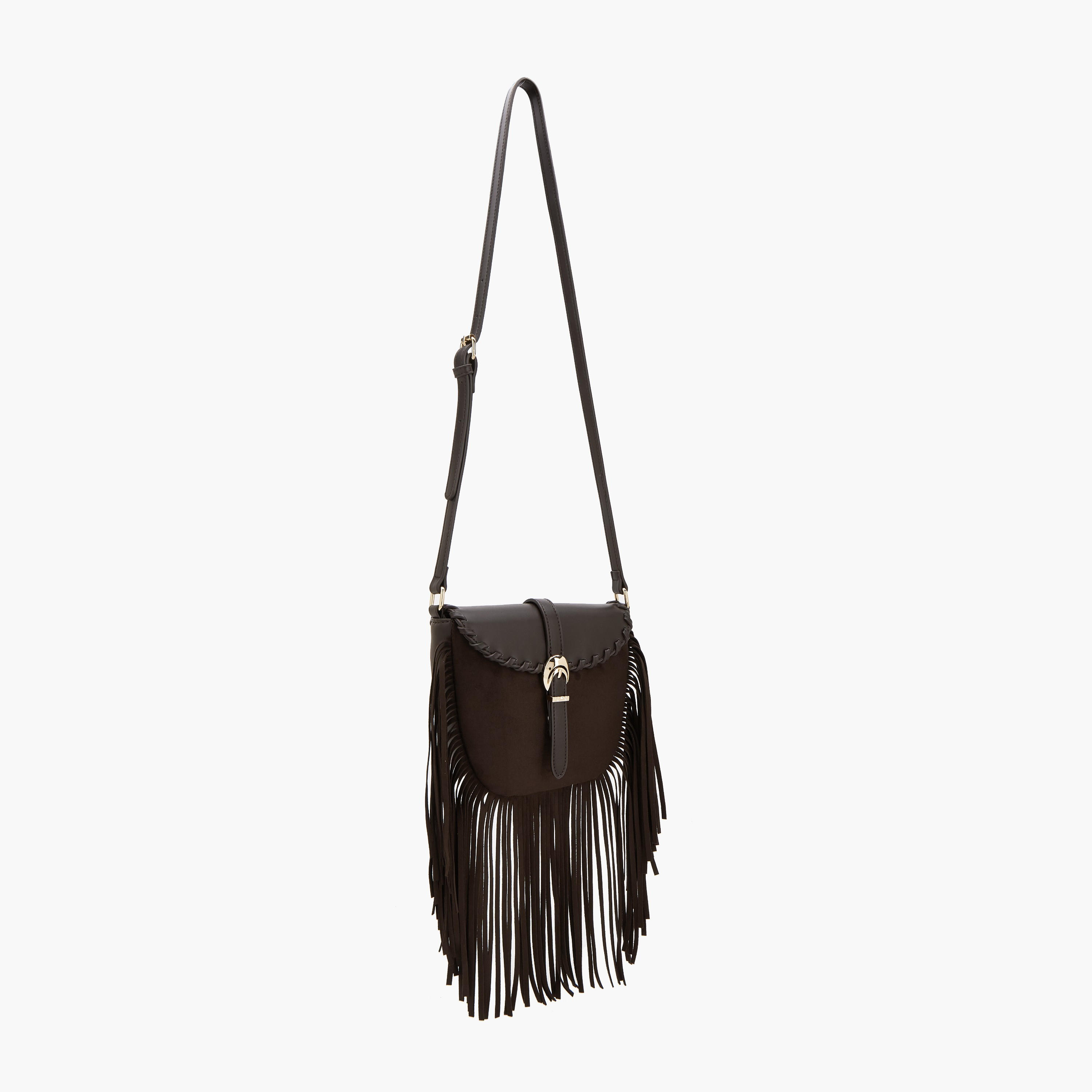 Flora Bella Fringe Detail Crossbody Bag with Adjustable Strap-women-bagsandwallets-handbags-image-2