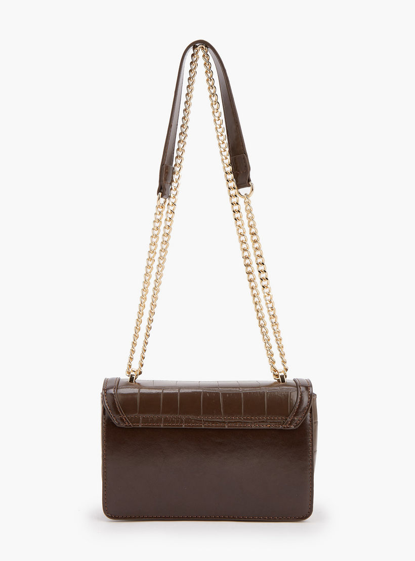 شنطة كروس بودي بارزة الملمس بحزام سلسلة من فلورا بيلا-women-bagsandwallets-handbags-image-5
