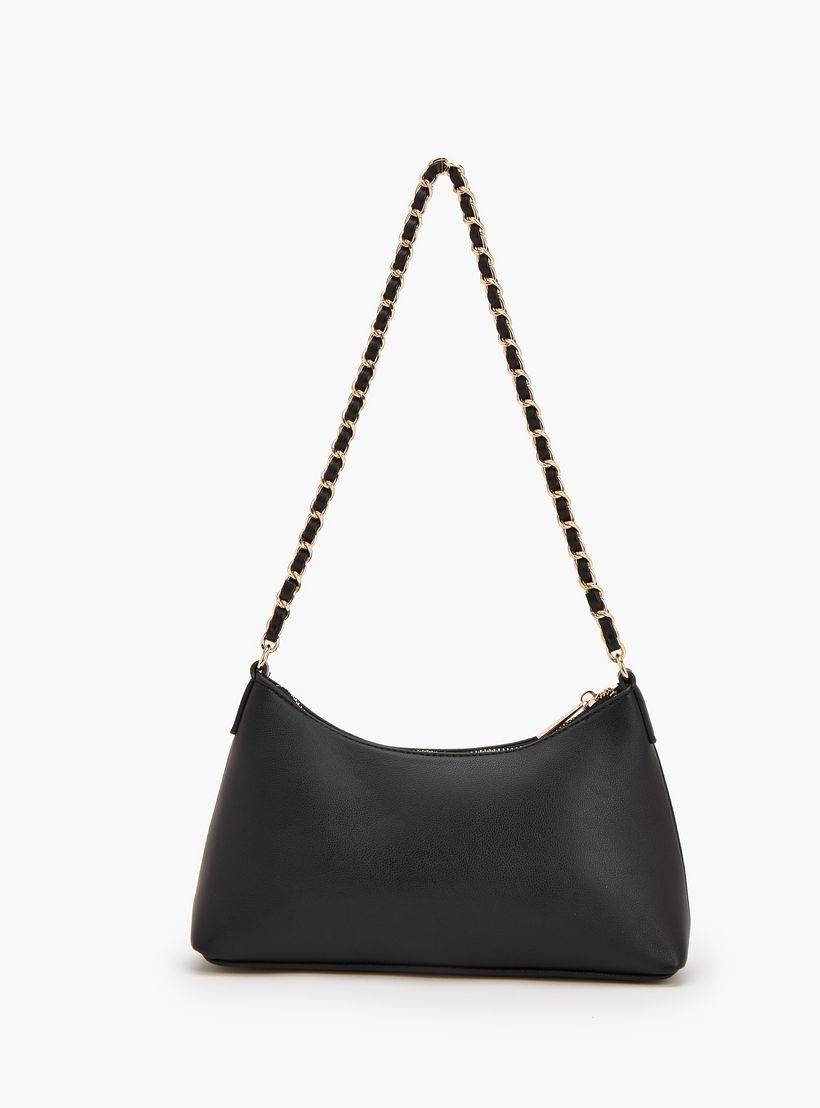 Flora Bella Textured Shoulder Bag with Chain Strap-women-bagsandwallets-handbags-image-3
