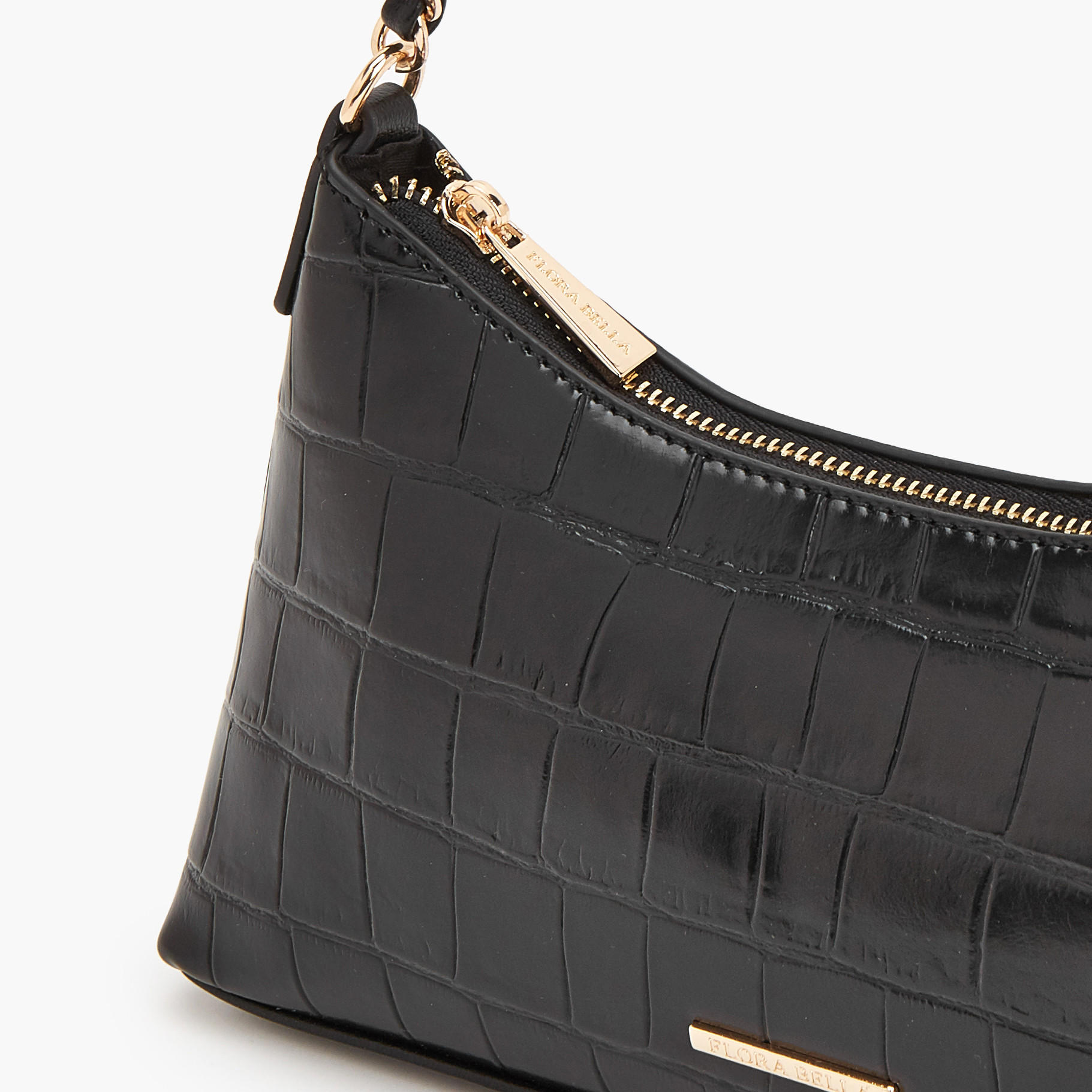 Flora Bella Textured Shoulder Bag with Chain Strap-women-bagsandwallets-handbags-image-4