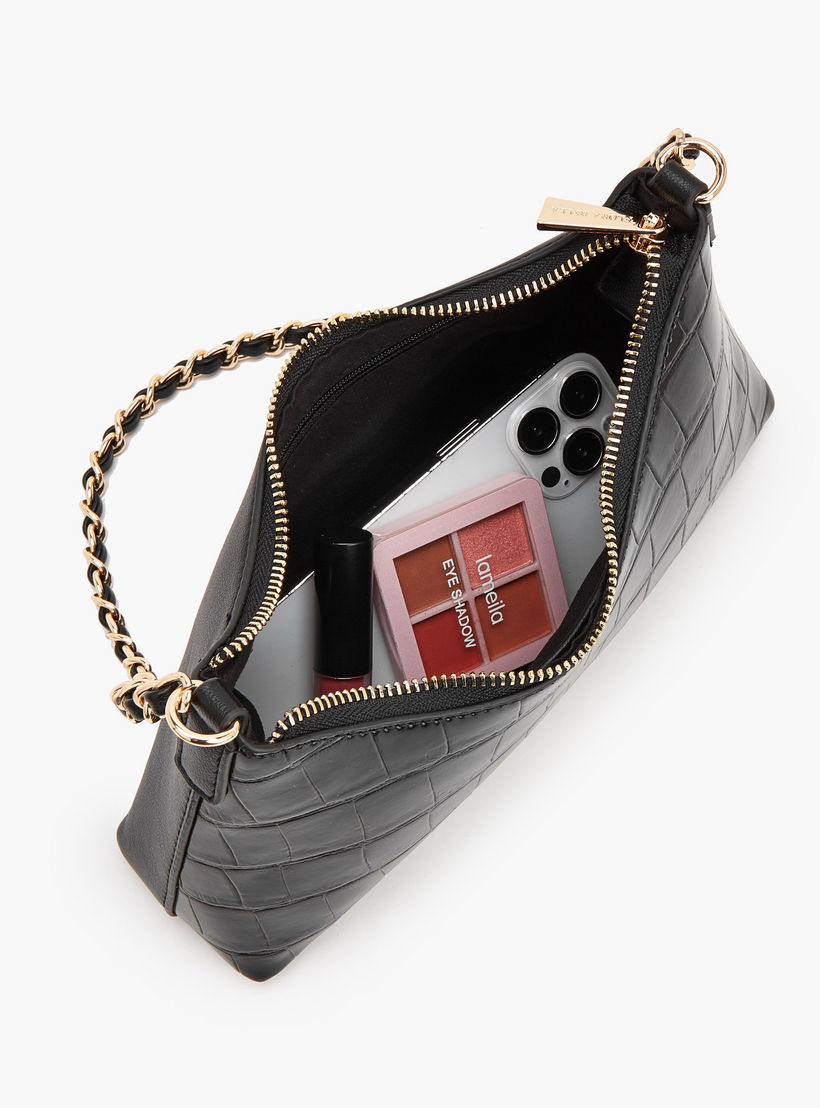 Flora Bella Textured Shoulder Bag with Chain Strap-women-bagsandwallets-handbags-image-7