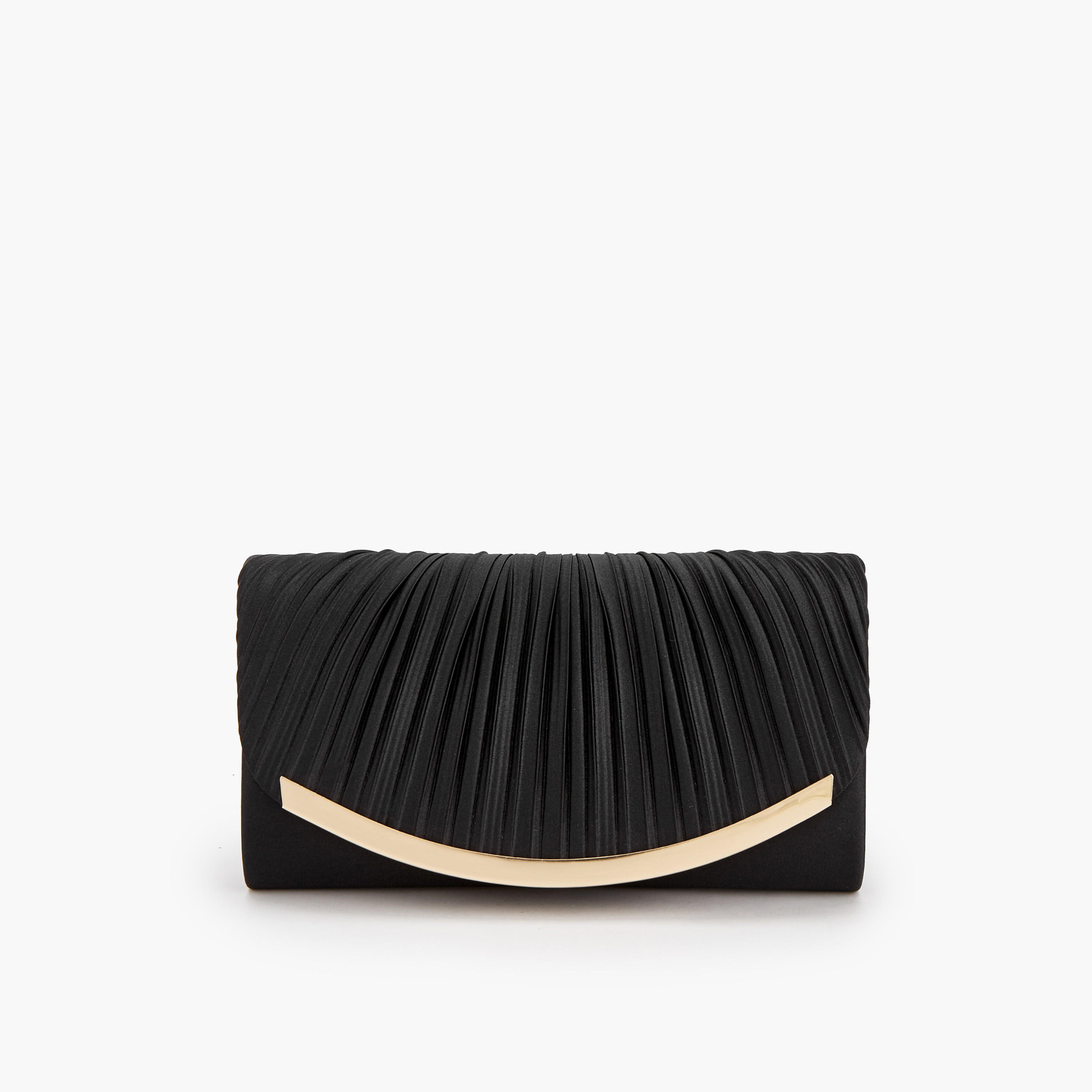 شنطة كلاتش بكسرات وحزام سلسلة قابل للفصل من فلورا بيلا-women-bagsandwallets-handbags-image-1